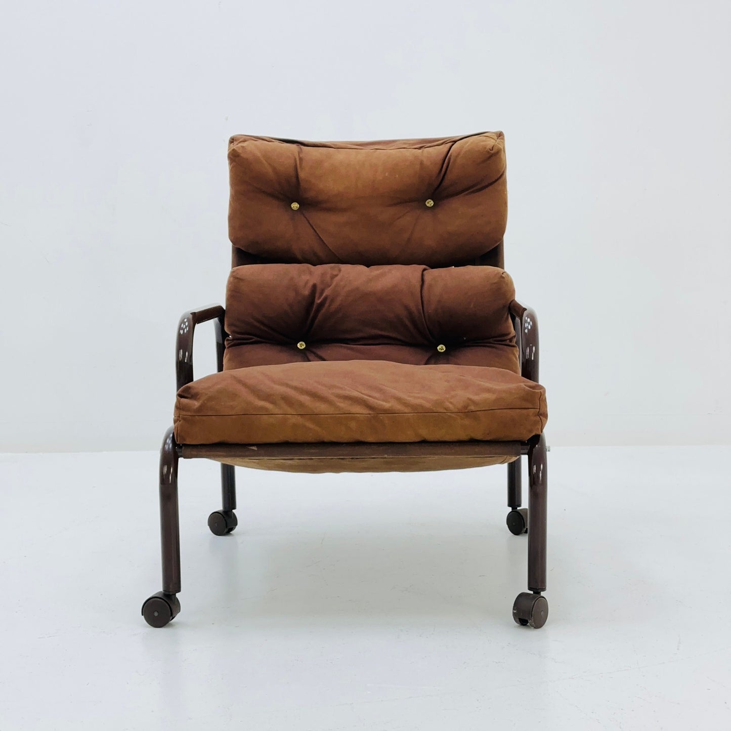 Space age Stuns lounge chair on wheels by Jan Dranger & Johan Huldt for Innovator Sweden 1970s