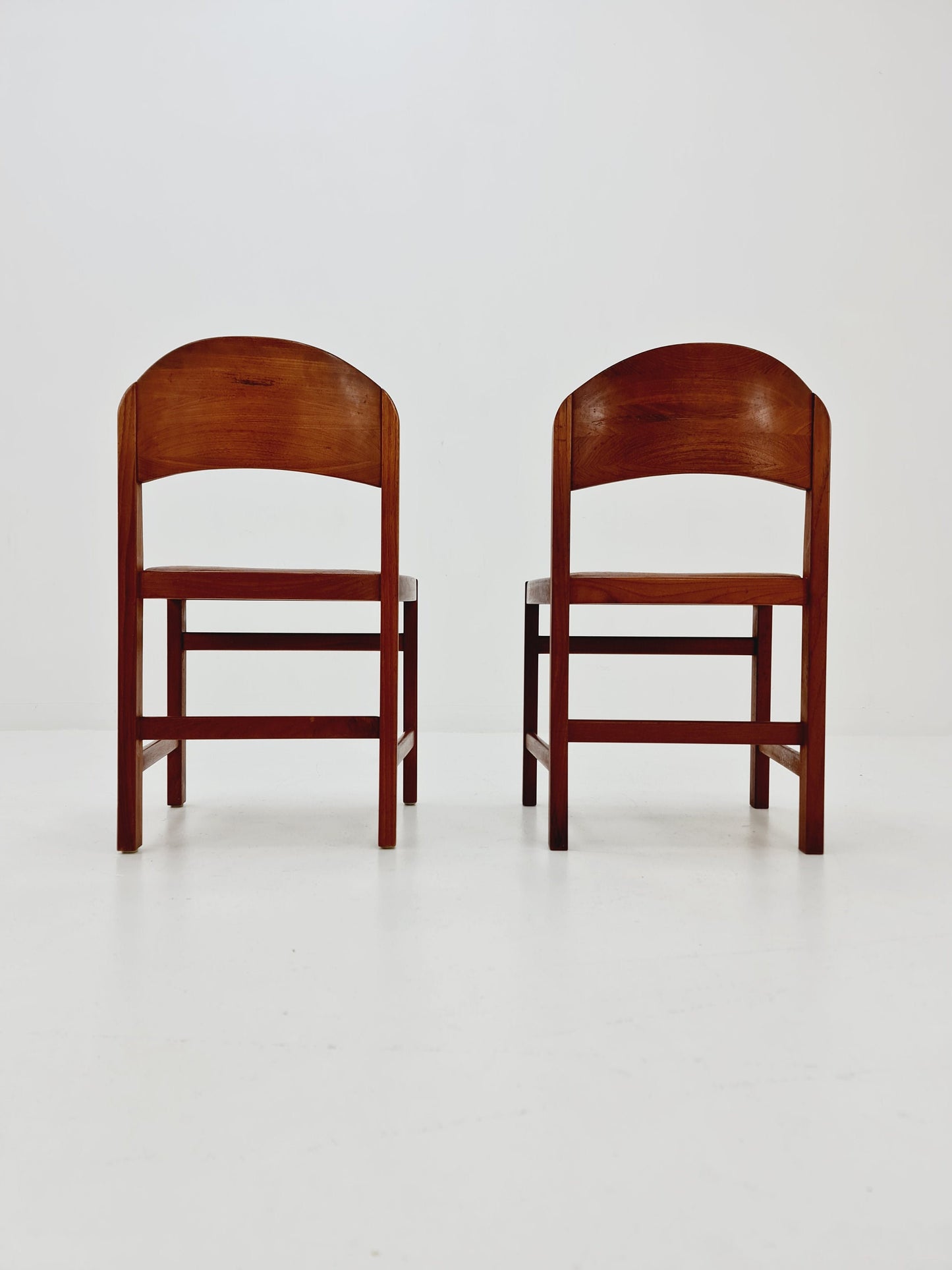 Vintage Danish teak dining charis 1960s, set of 2