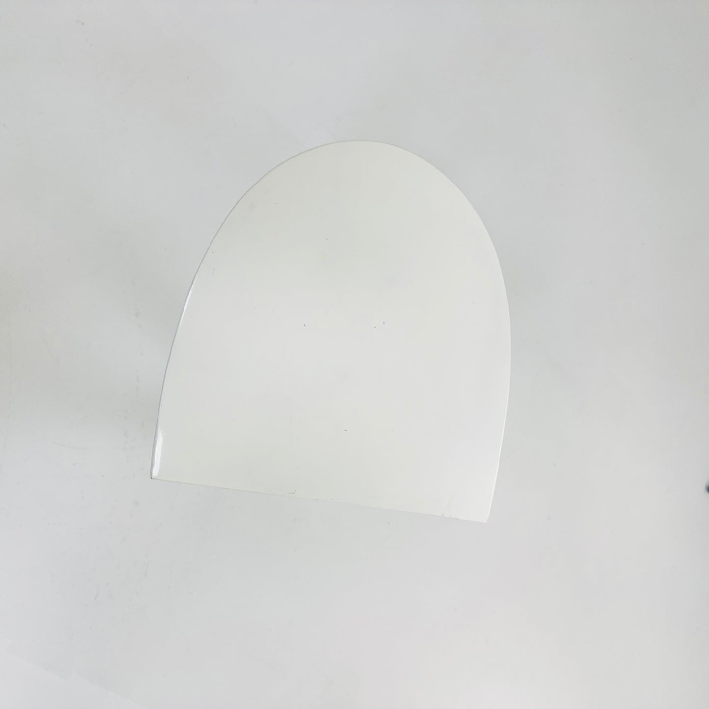 Rare Space age white end table /side table 1970s