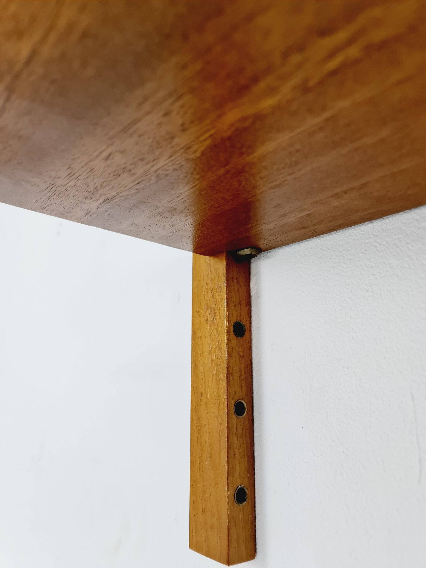 Midcentury Danish walnut Wall-Mounted Shelving Unit, by Royal for Poul Cadovius, 1960s