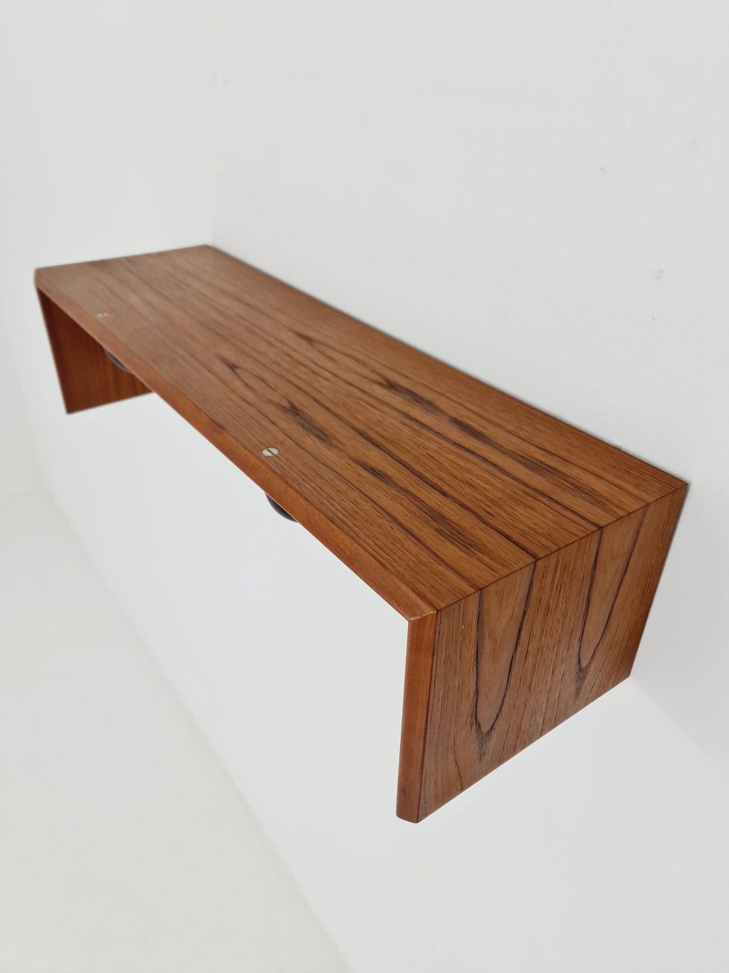 Mid century Danish Wardarobe By Vildbjerg Møbelfabrik, teak wall coat rack 1960s