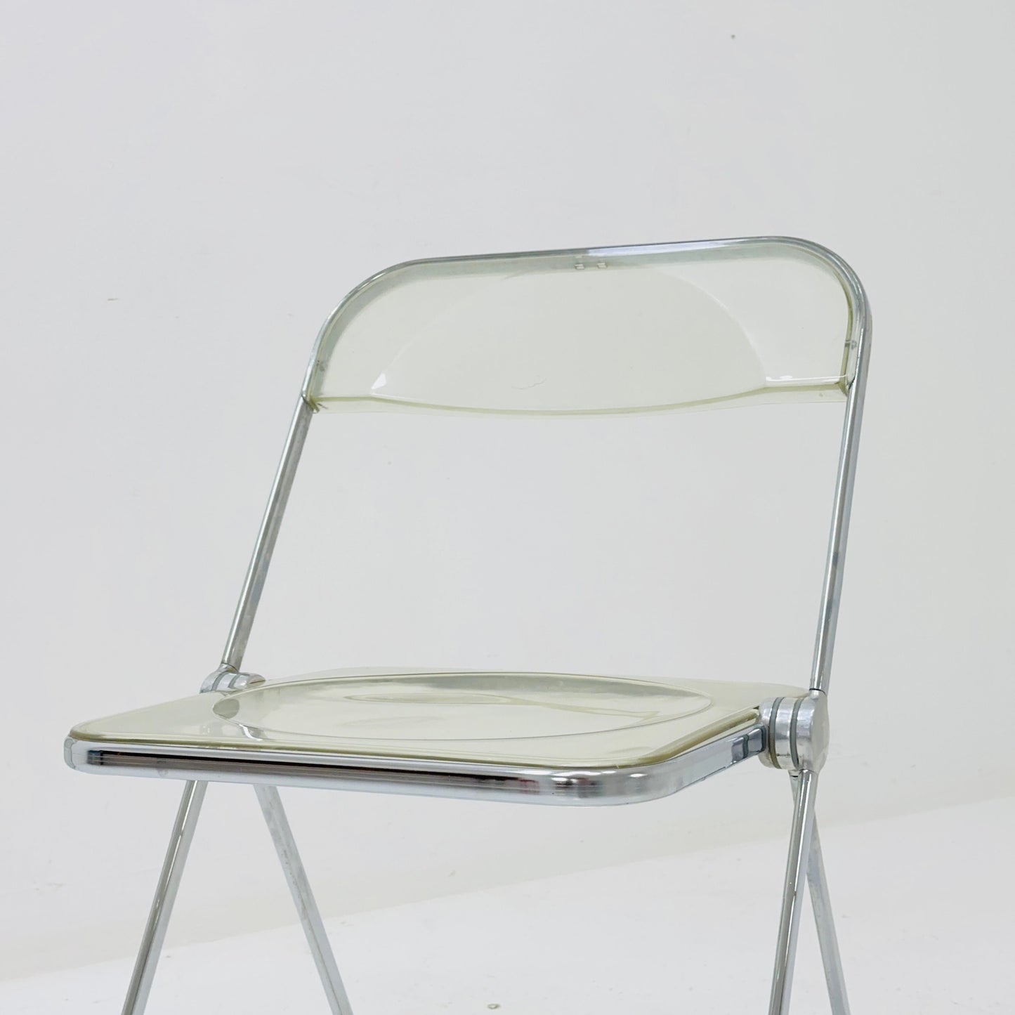 Set of 2 Italian Plia Folding Chairs by Giancarlo Piretti for Castelli, 1970s