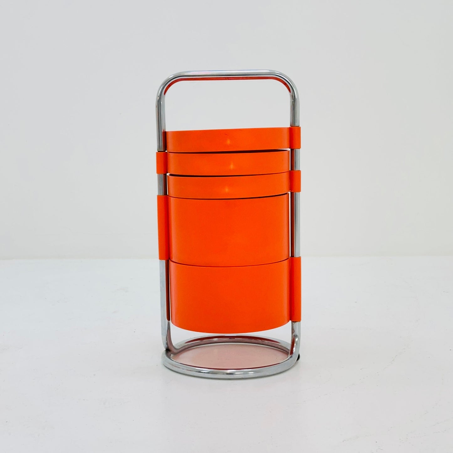Space Age orange Theobald cabinet /storage /shelf 1970s