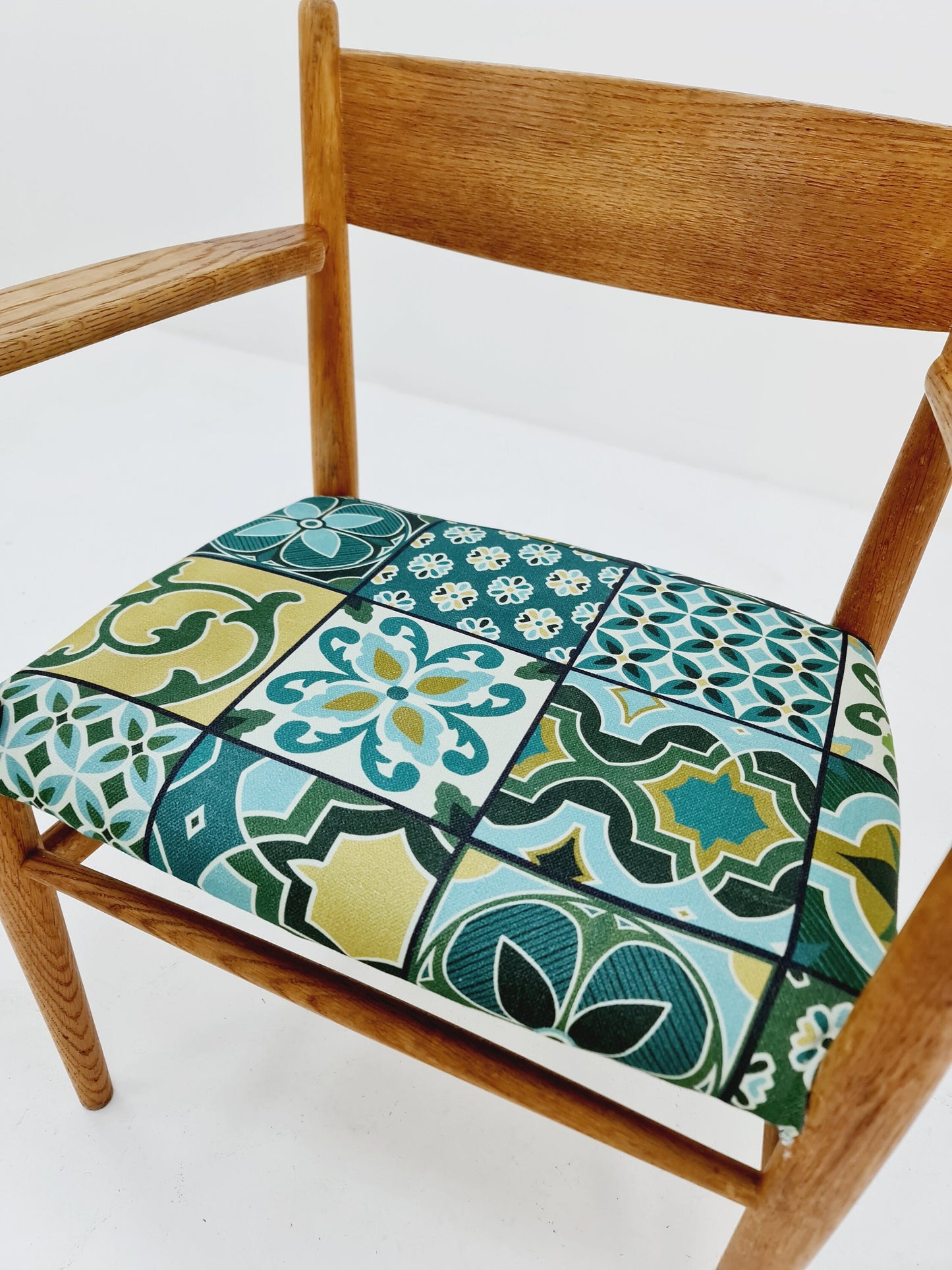 Mid century Danish oak chair ch 36 by Hans Wegner, 1960s
