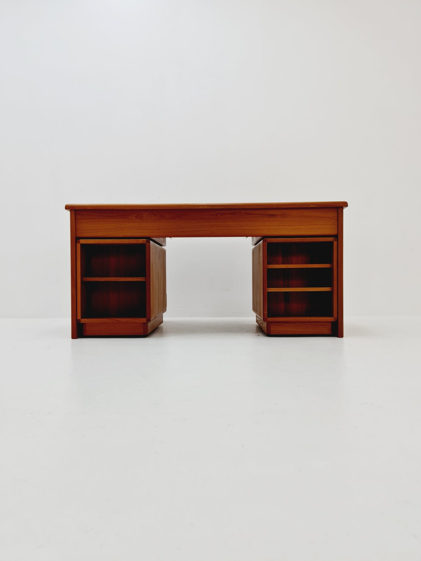 Mid century Danish solid teak modular desk By Dyrlund, 1960s