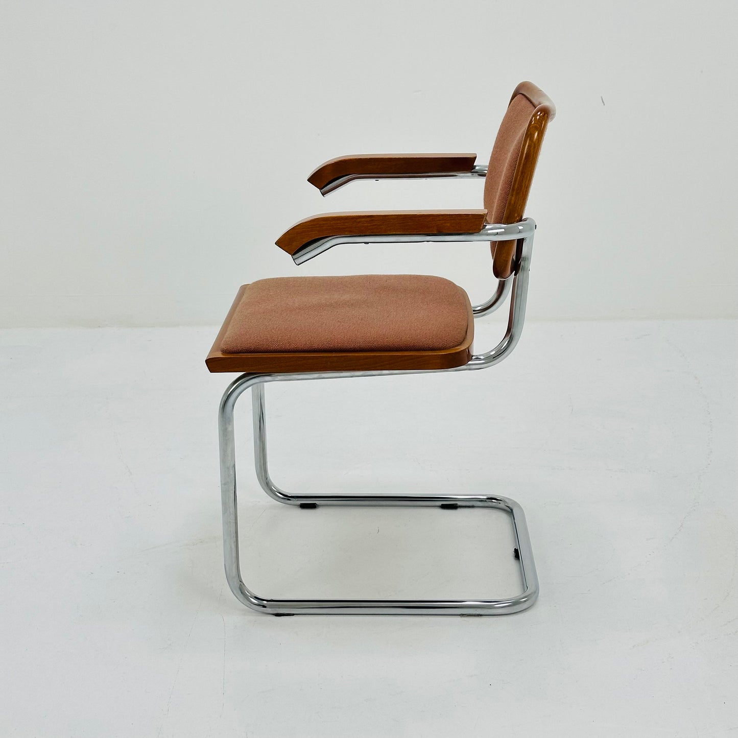 1 of 6 Marcel Breuer B32 upholstered Cesca Armchair, bauhaus design by Bene