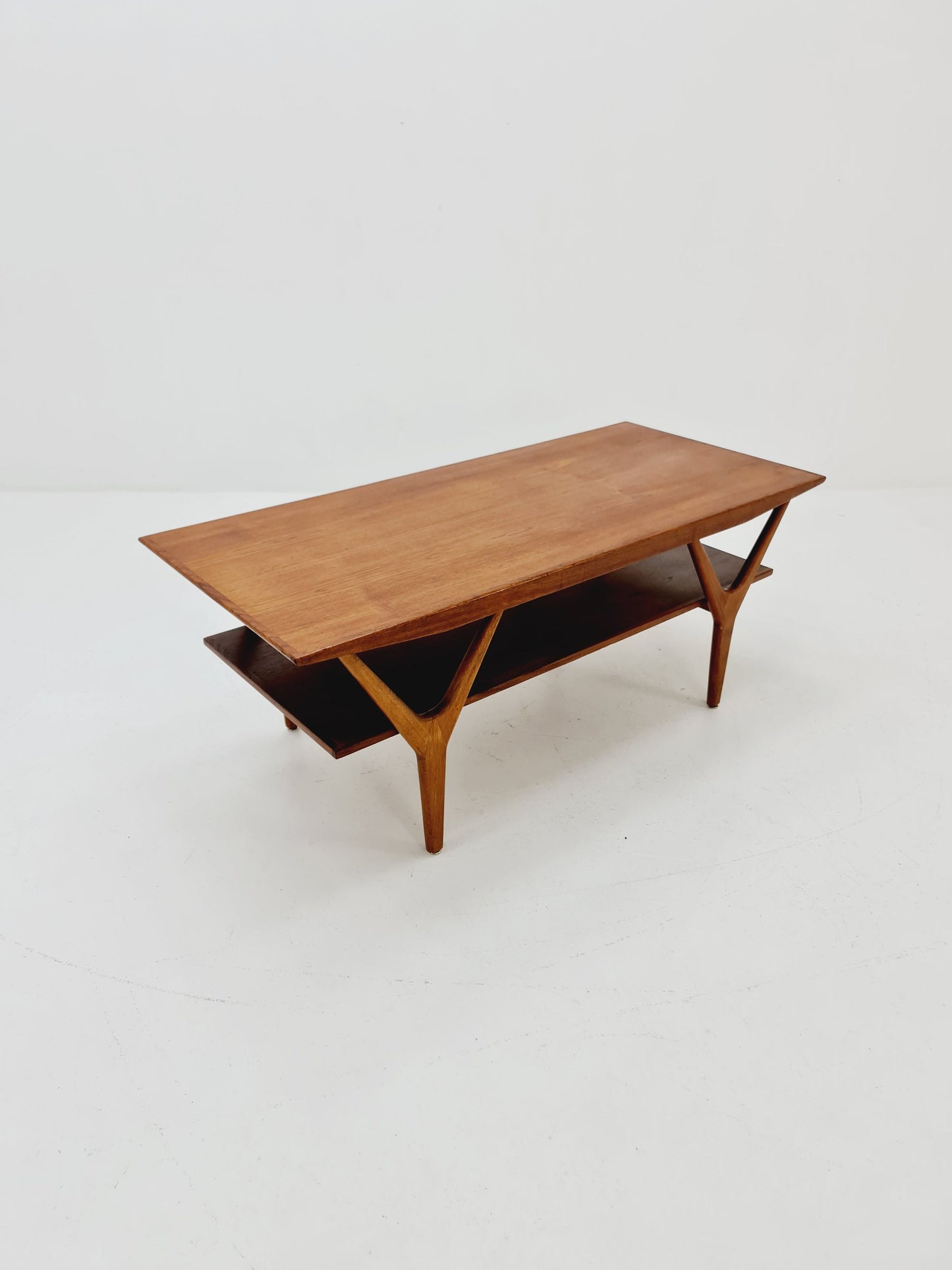 Mid century Danish Teak Coffee table by Henning Kjaernulf Y-from Denmark, 1960s
