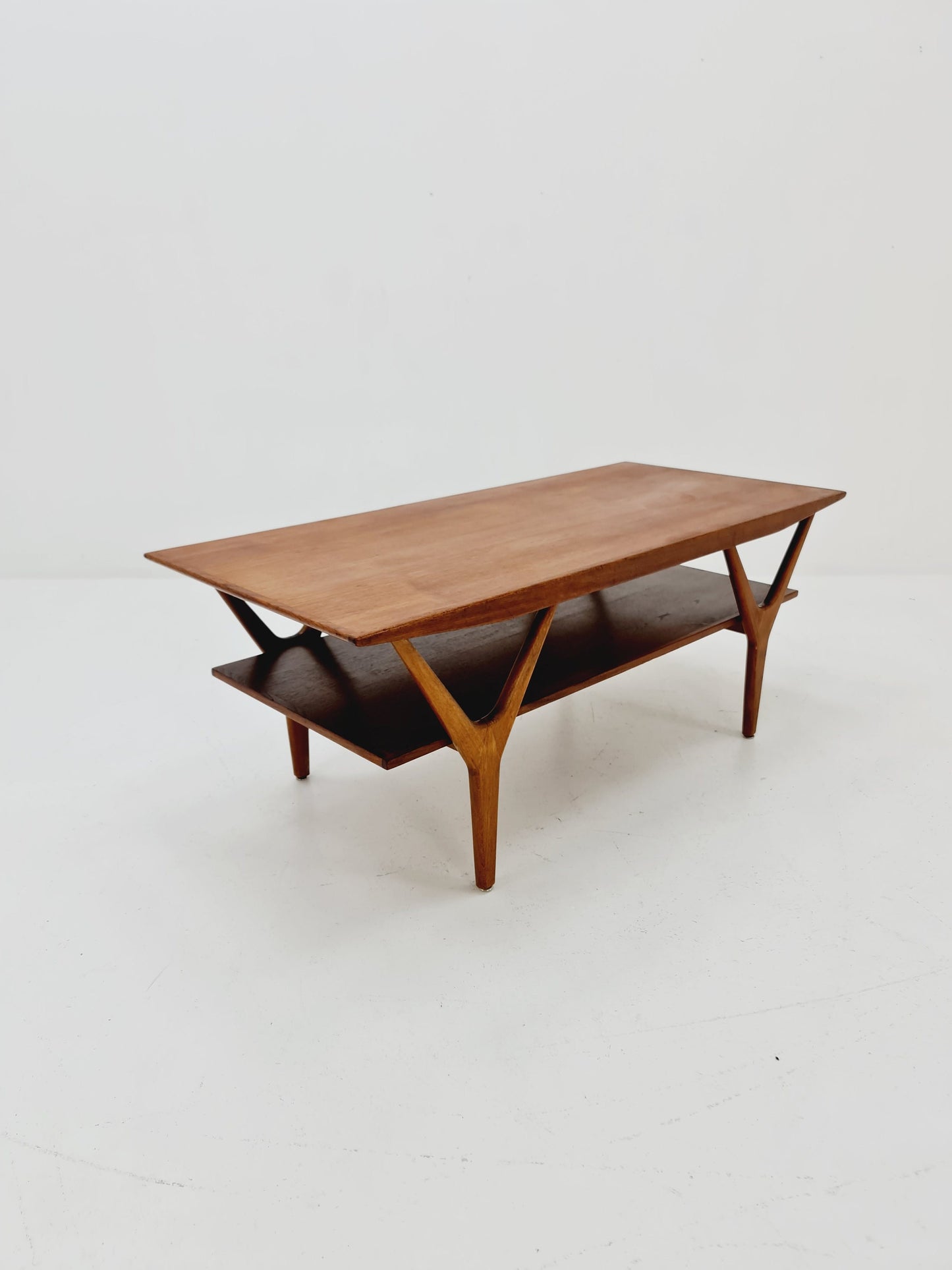 Mid century Danish Teak Coffee table by Henning Kjaernulf Y-from Denmark, 1960s