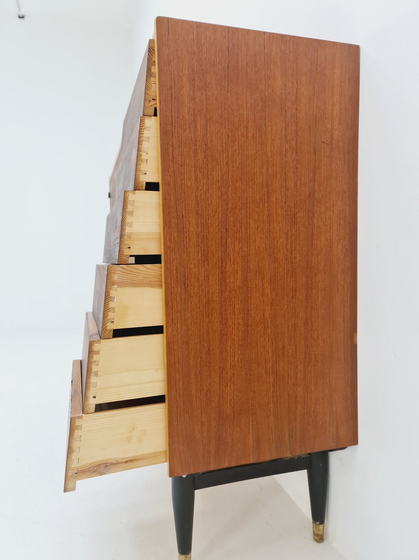 Mid Century Modern Danish highboard rosewood & teak by Sven Andersen, 1960s