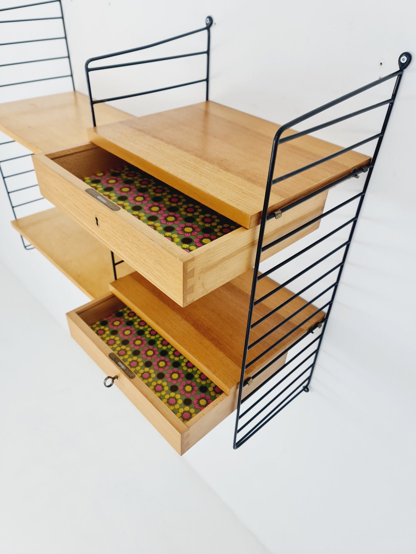 original Shelf system vintage from string (Stockholm) shelf the ladder shelf string 1960s