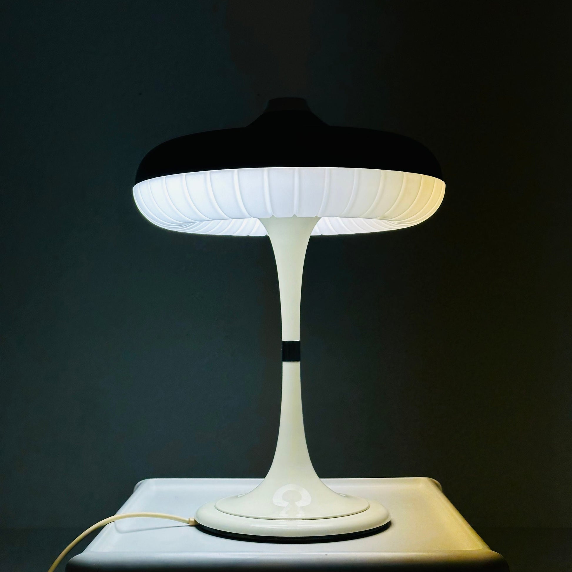 Space Age Vintage Mushroom Table Lamp Siform from Siemens Germany, 1960s