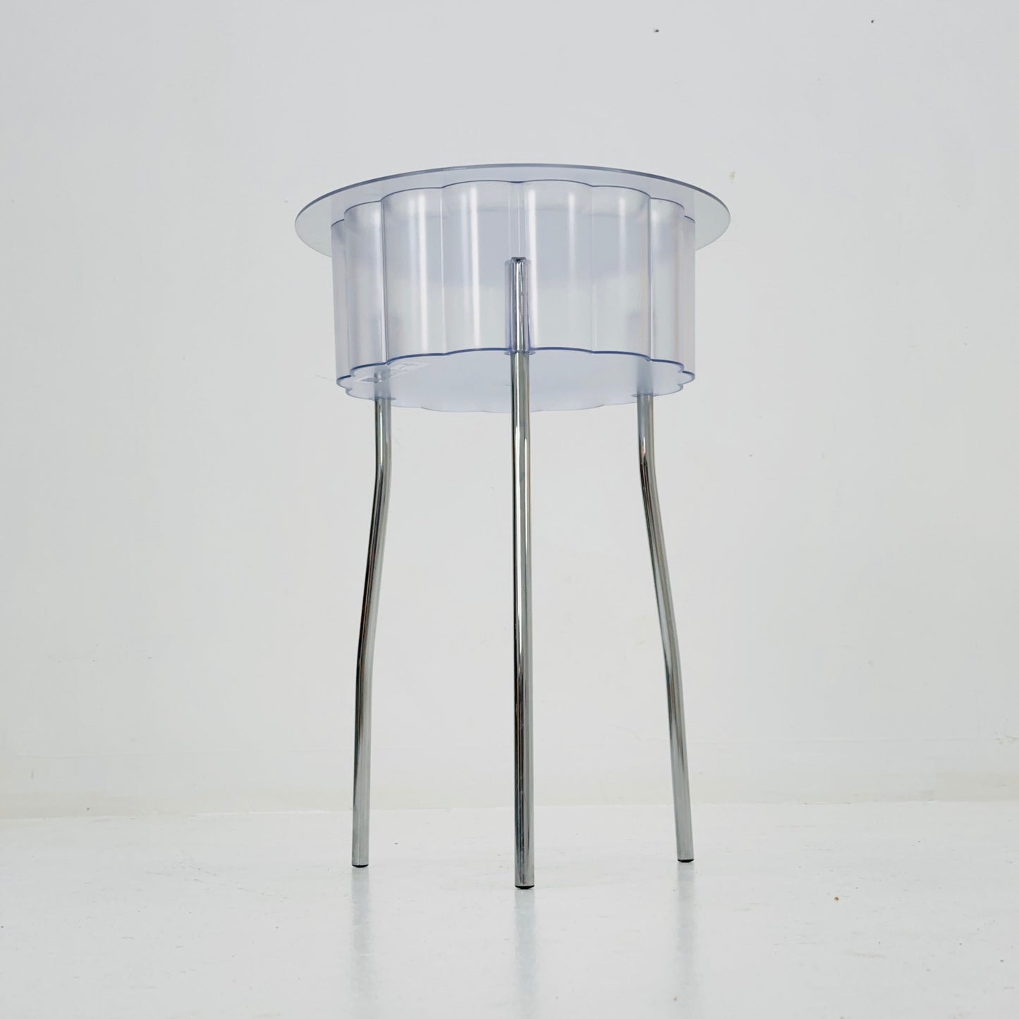 Vintage plastic /metal Hatten side table by Ehlen Johansson for IKEA