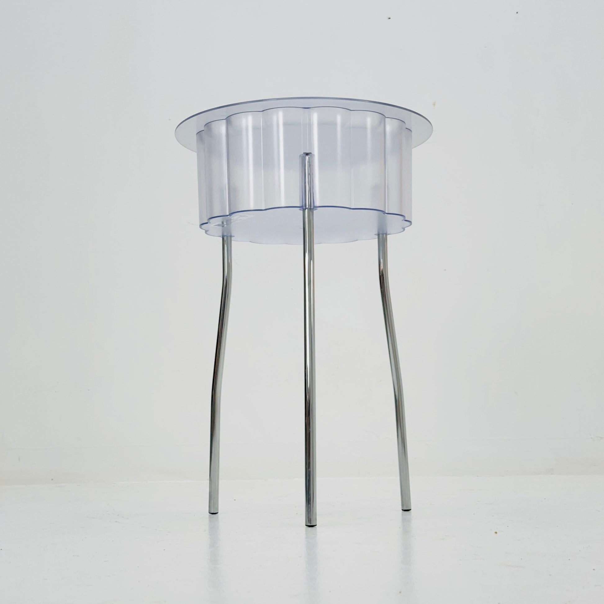 Vintage plastic /metal Hatten side table by Ehlen Johansson for IKEA