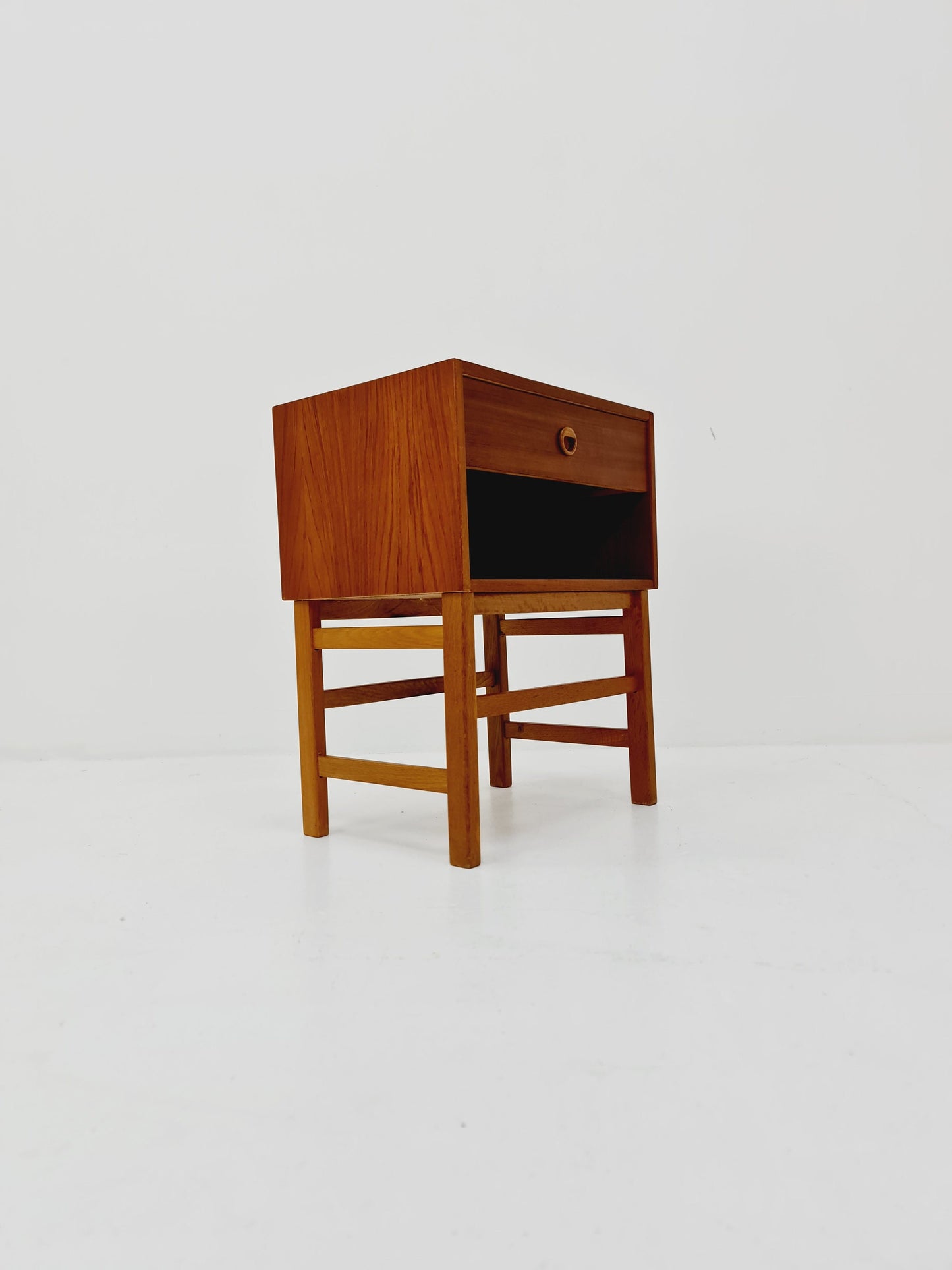 Midcentury Danish teak Side table/ Bedside table, 1960s