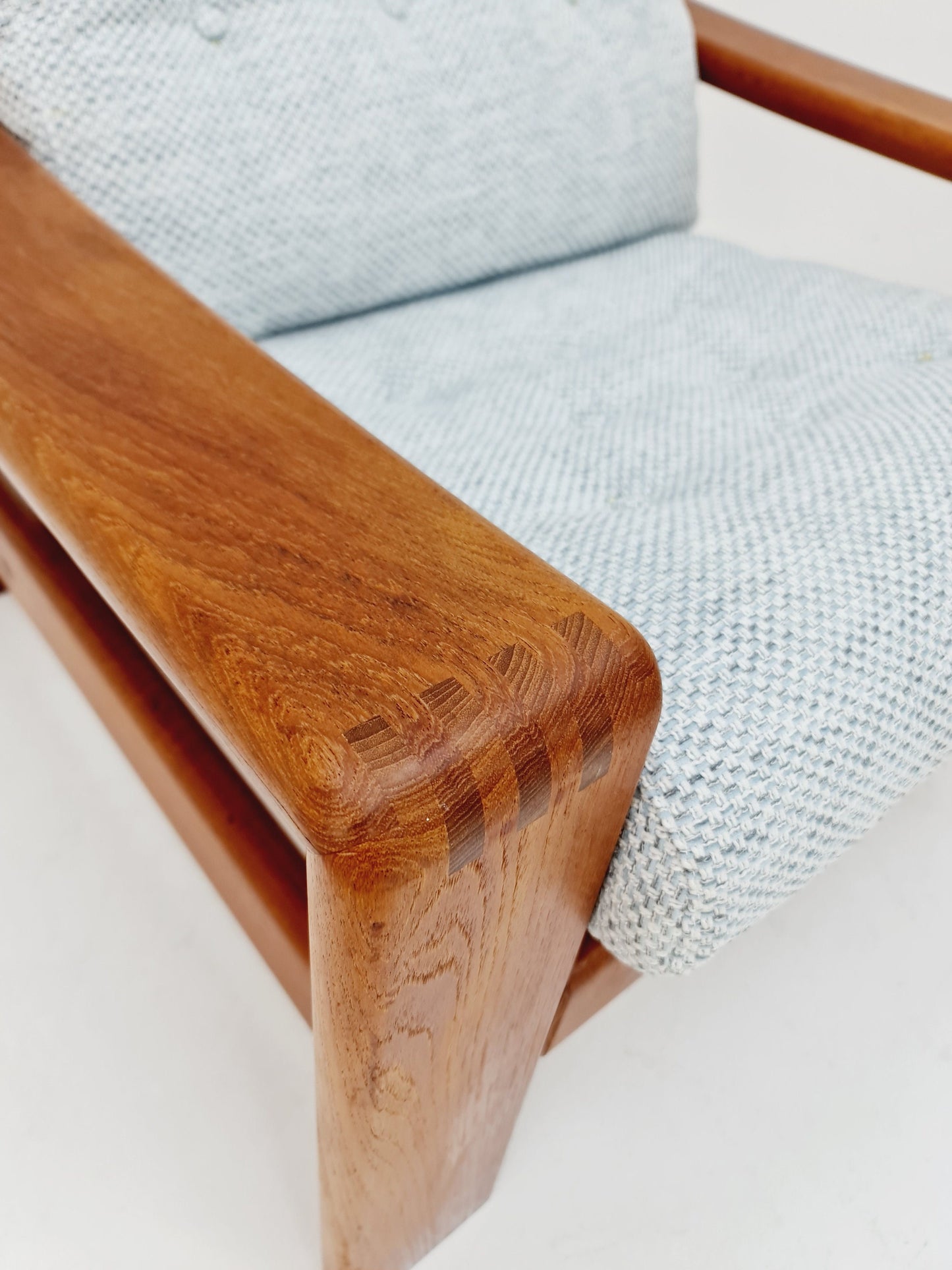 Mid Century Armchairs teak by EMC Denmark Set of 2