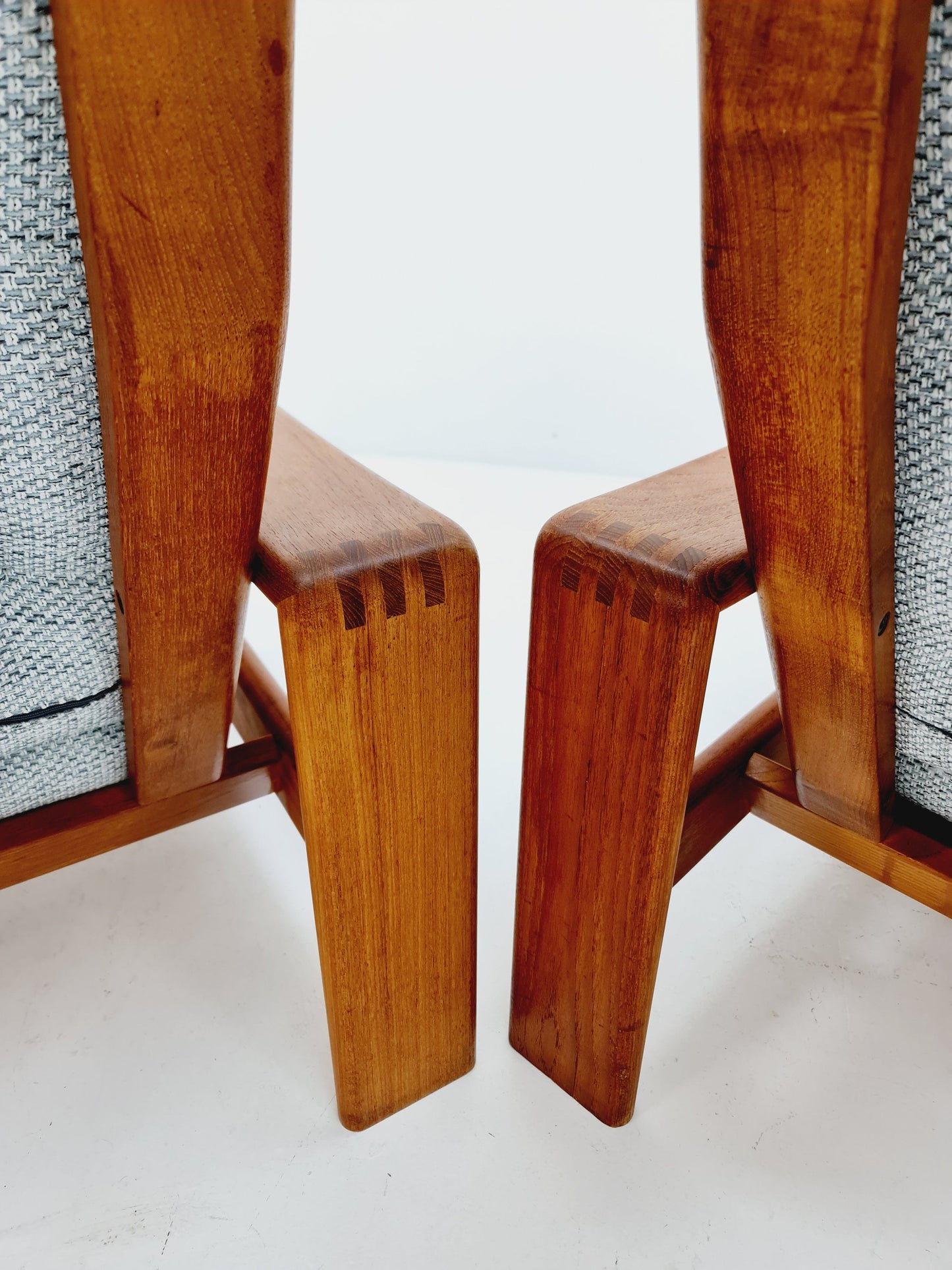 Mid Century Armchairs teak by EMC Denmark Set of 2