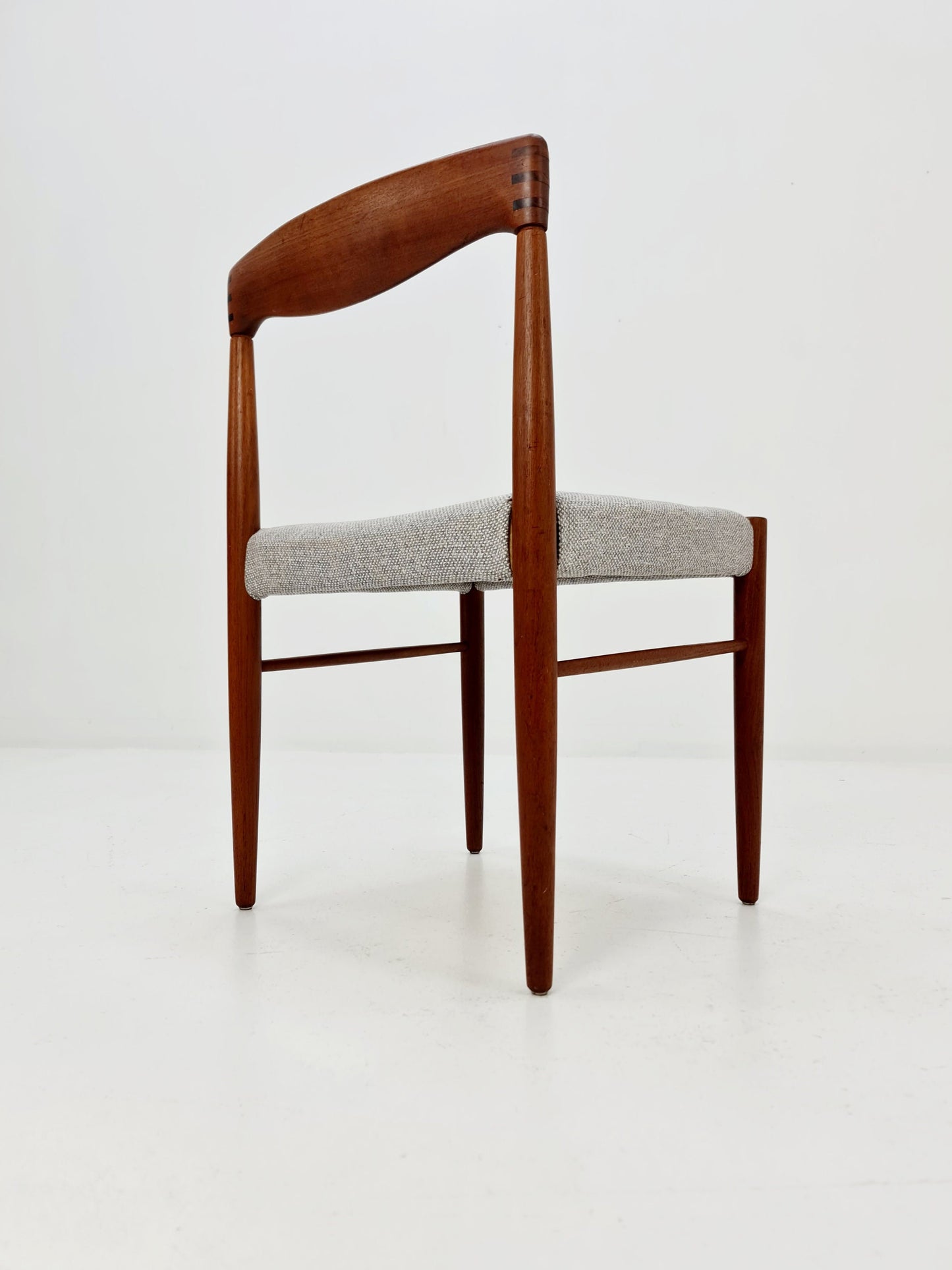 Danish teak dining chair by H. W. Klein for Bramin, 1960s,