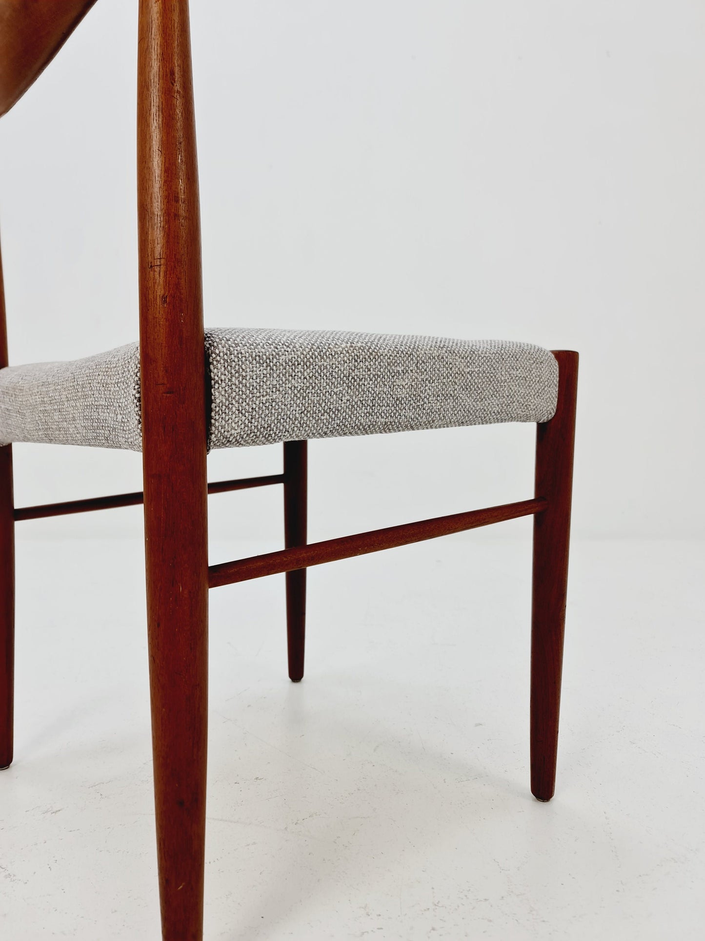 Danish teak dining chair by H. W. Klein for Bramin, 1960s,