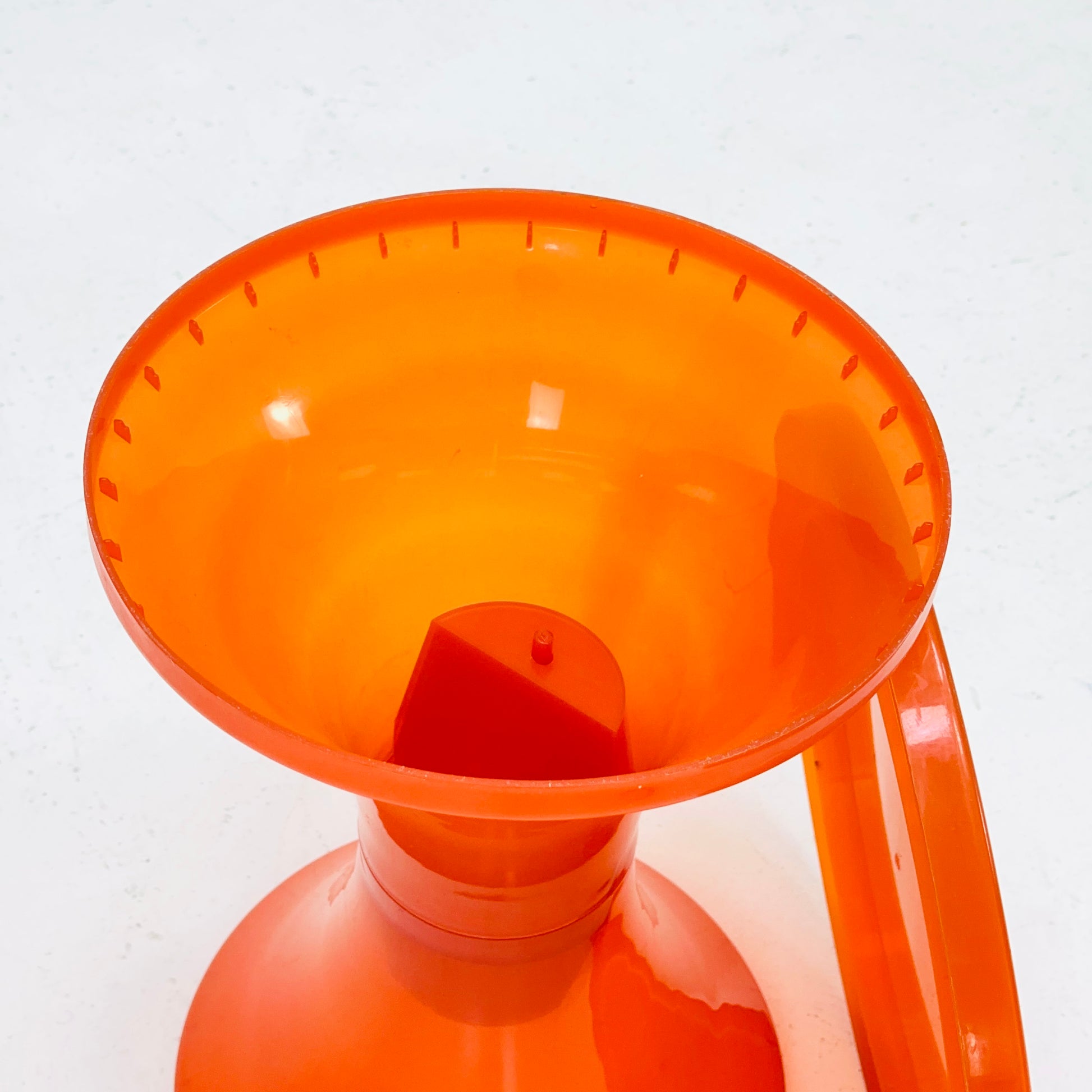 Space age orange Tom Tom crystal stool 1970s