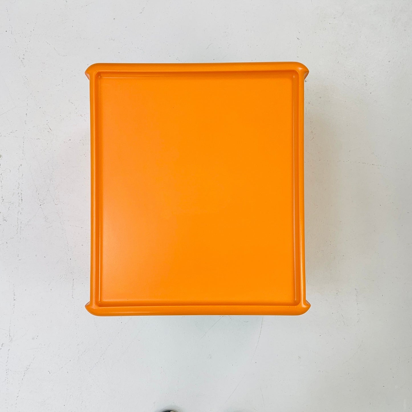 Space age orange white Nesting table by Peter Ghyczy, 1960s