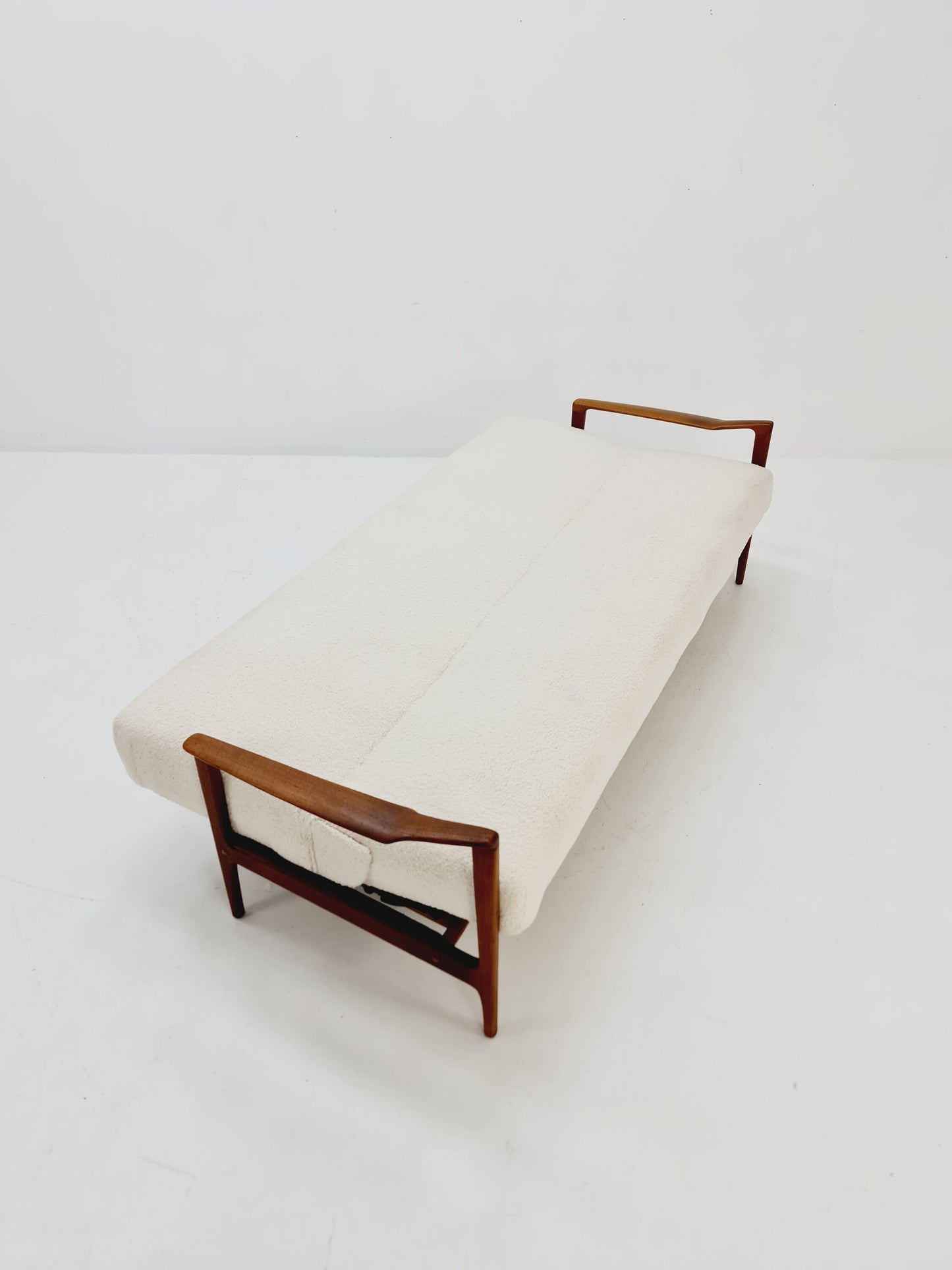 Mid-century Rare German teak lounge sofa/ Easy sofa /daybed, 1960s