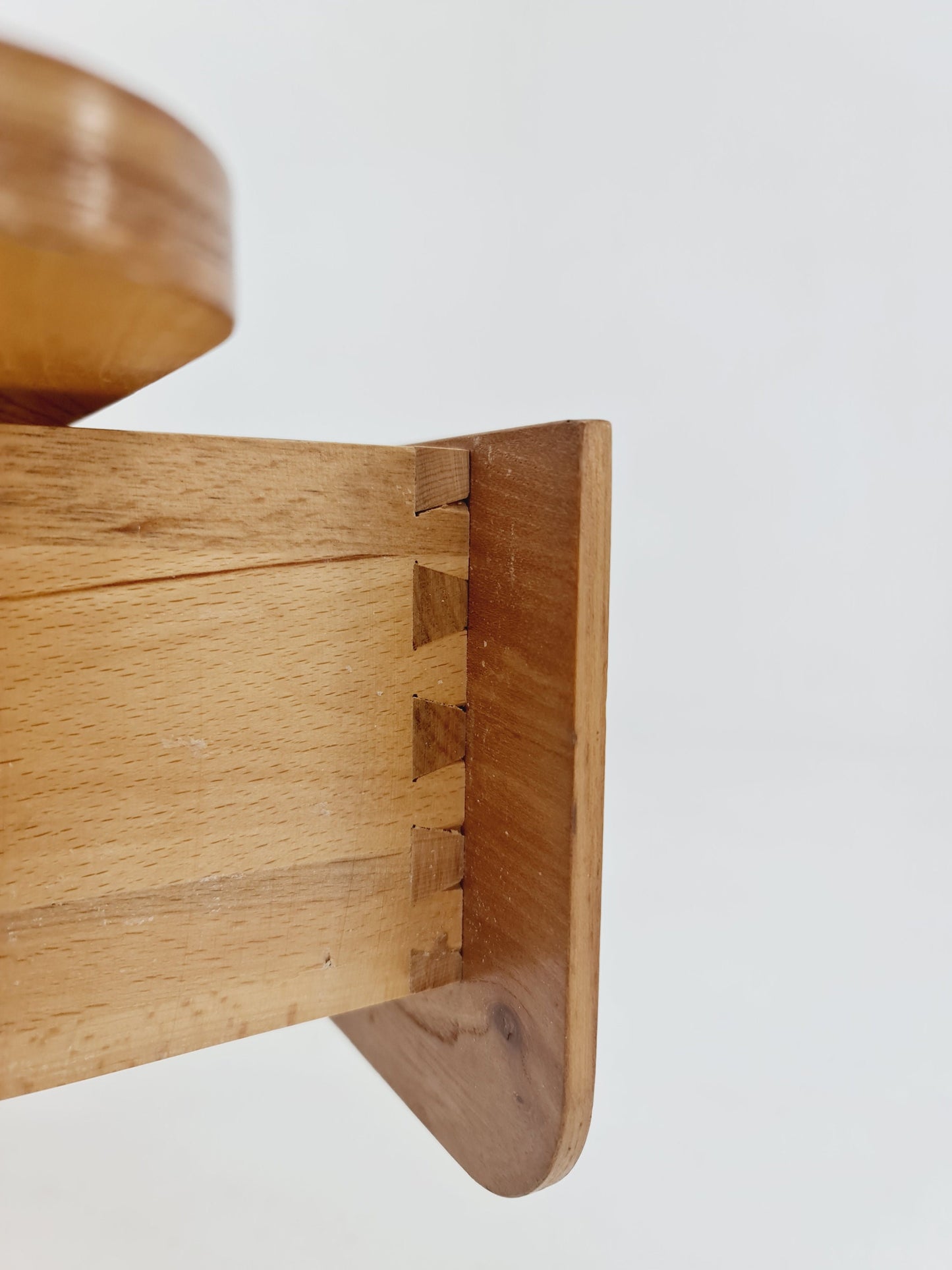 German Mid century beech nightstands/ bedside tables by Verralux, 1960s
