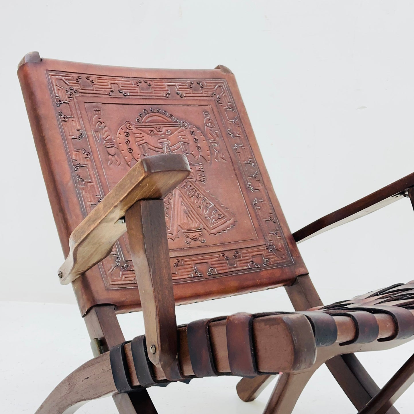 Mid-Century Armchair by Angel I. Pazmino for Muebles de Estilo, 1960s