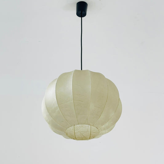 Cocoon Round Italian mid-century cocoon pendant lamp by Achille Castiglioni , 1960s