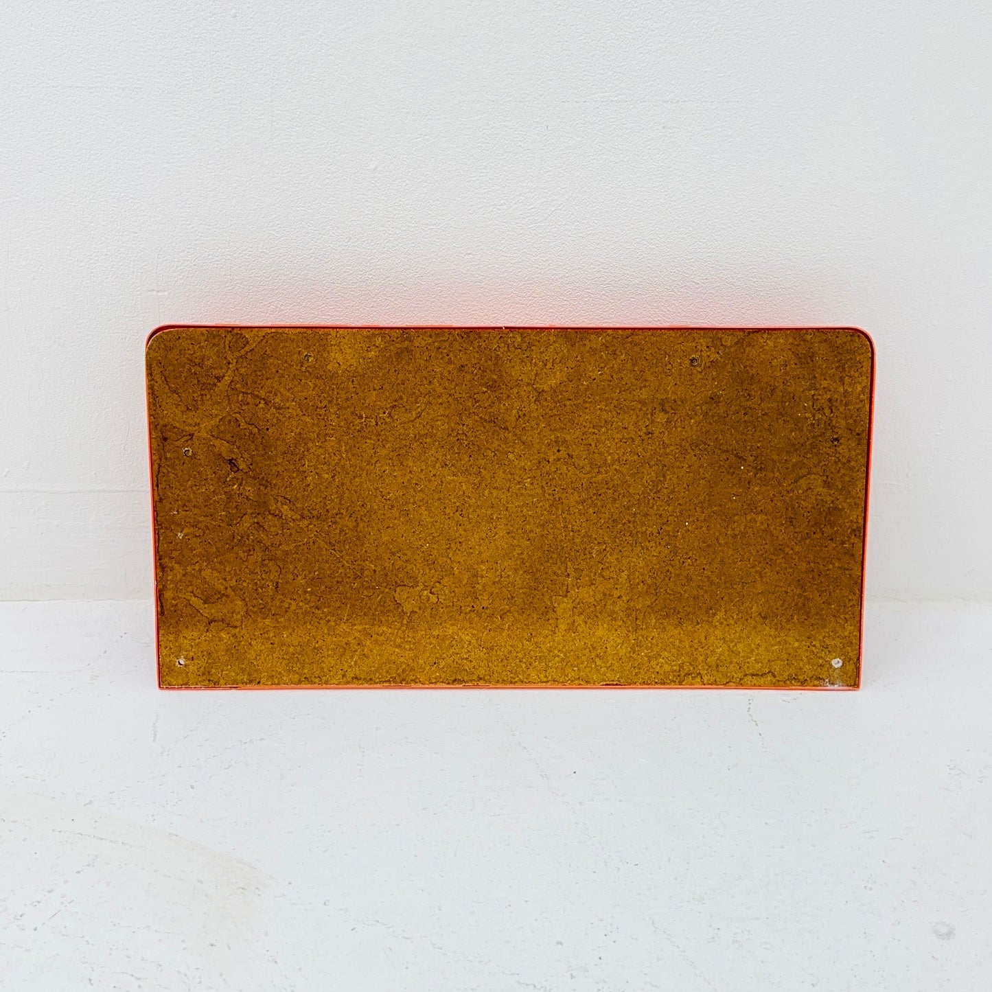 Space Age orange plastic wall shelving ,wall decor , storage, wall hanging 1970s