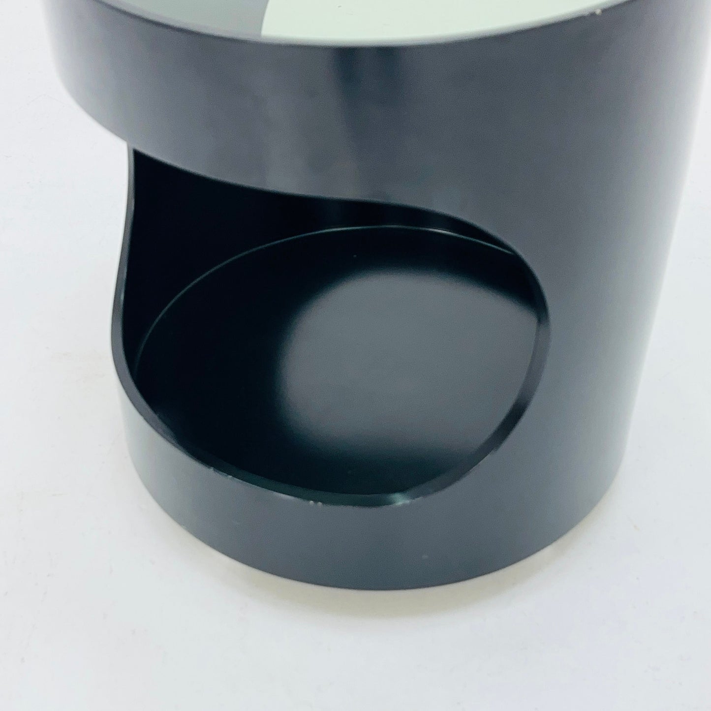 Space Age Side Table "Luna" with Glass Top by Opal, Germany 1970s