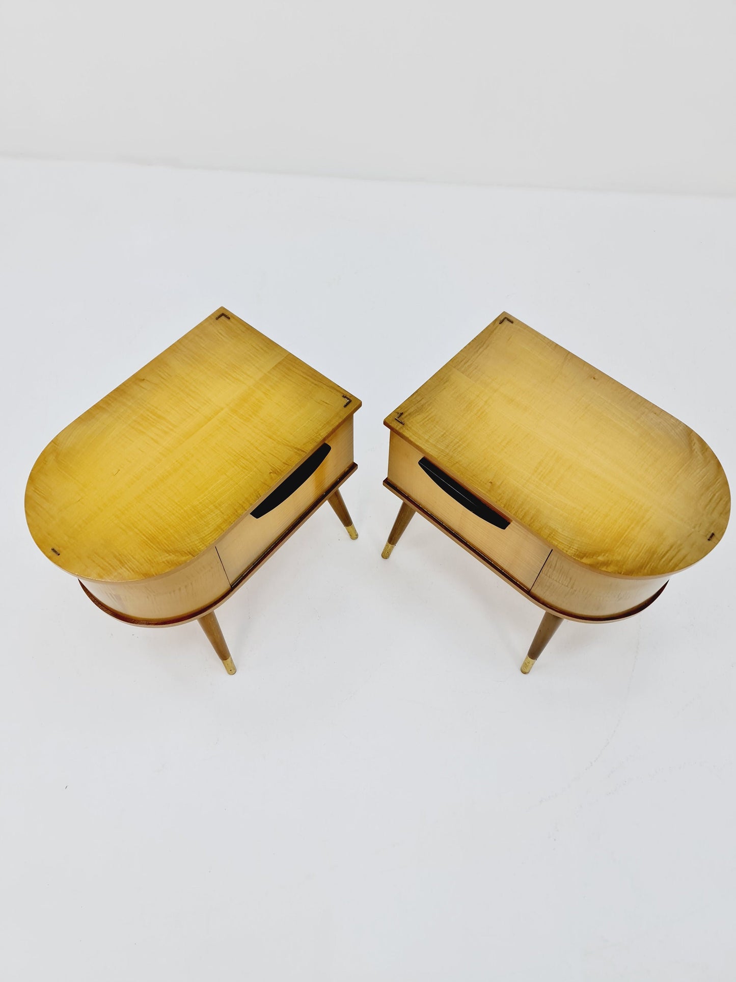 German Mid century nightstands/ bedside tables BY WK Möbel , 1960s