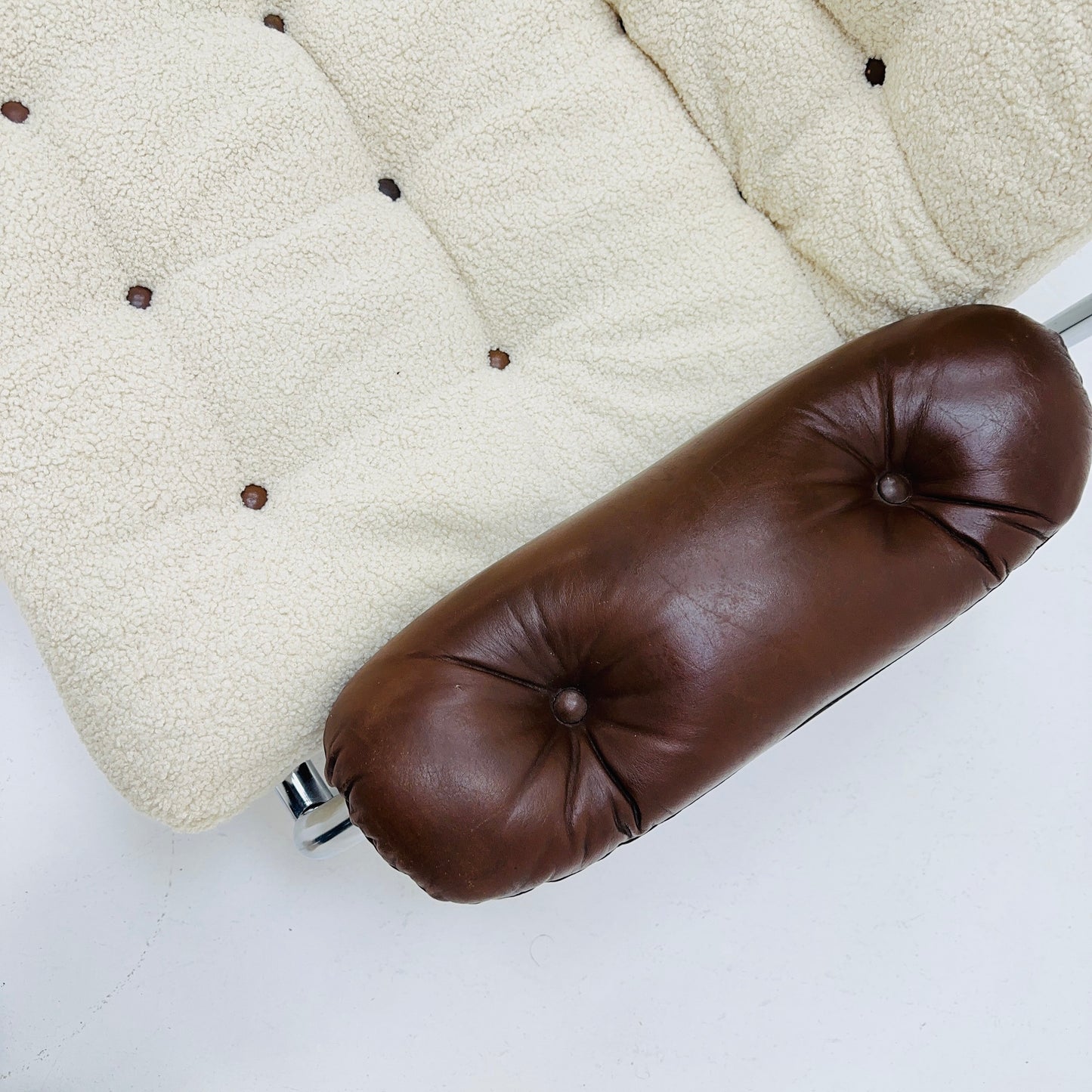Mid century 3-Seater tubular frame sofa "BORKUM" by John Bertil Häggström ,from Ikea 1970s