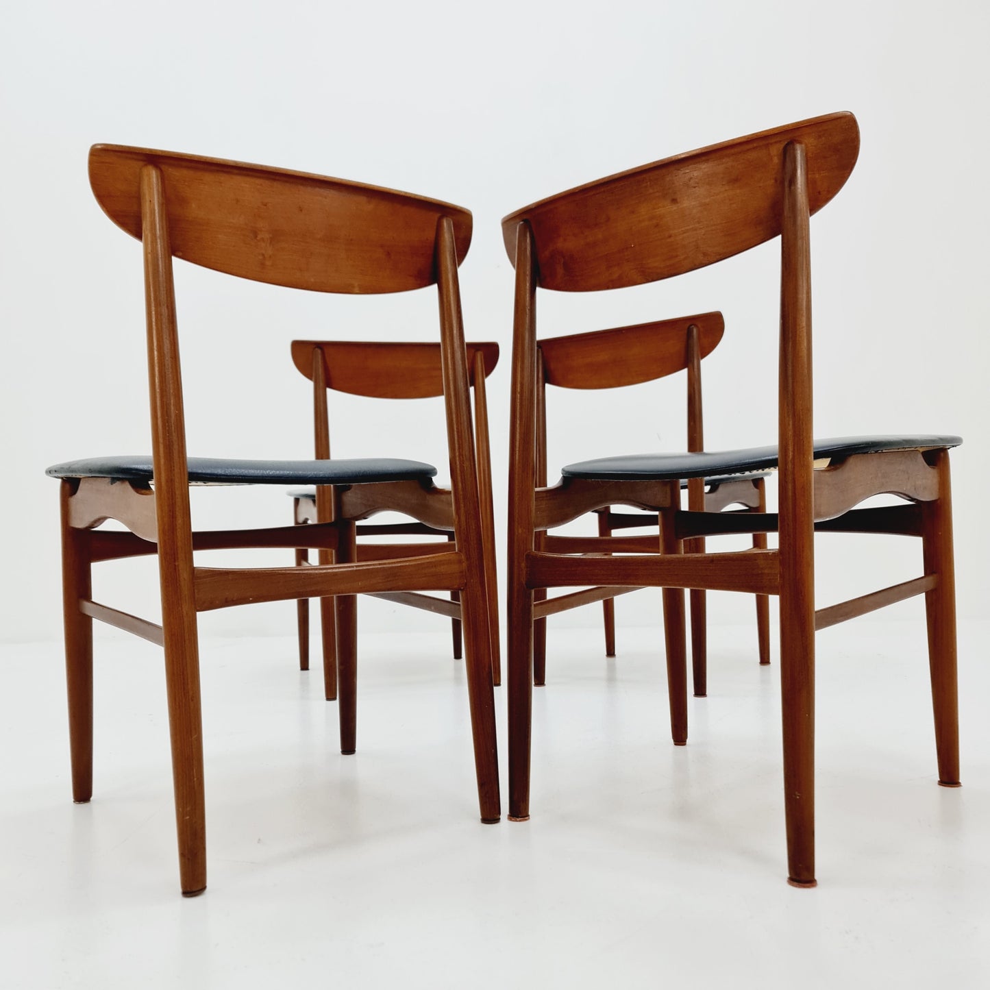 MidCentury Danish Teak Dining Chairs By E.W Bach For Skovby , 1960s, set of 4