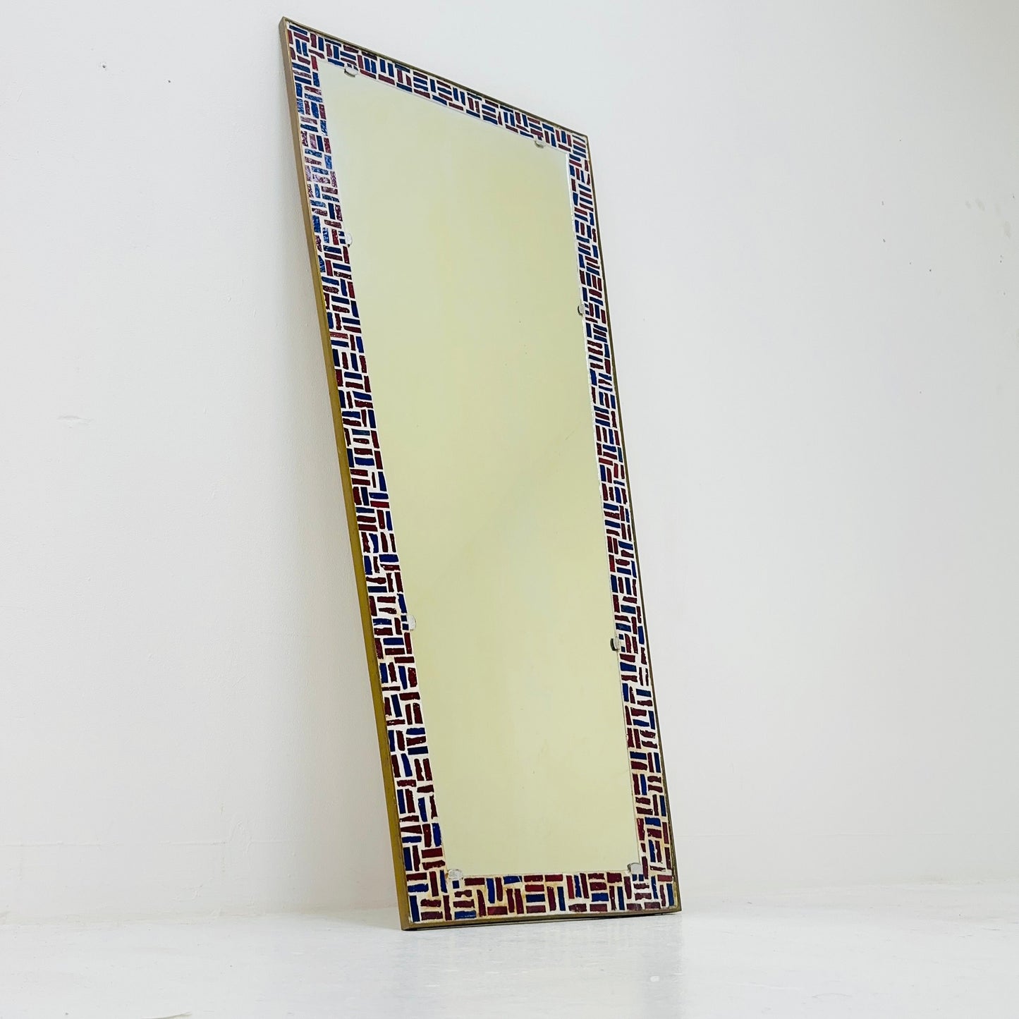 mid century Mosaik XL wall mirror Germany 1960s