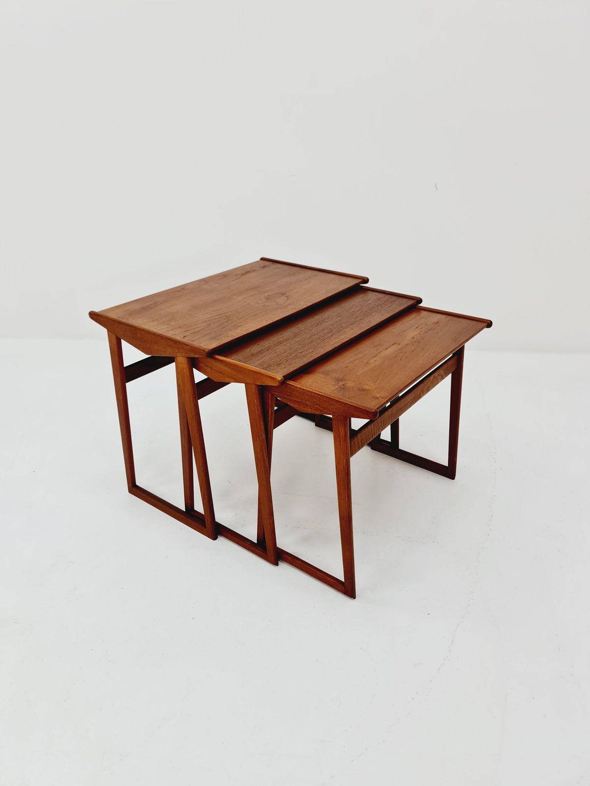 Rare Midcentury danish teak nesting tables/ side tables , 1960s