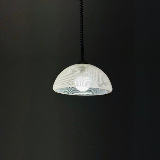 Space age pendant lamp designed by Harvey Guzzini, Italy, 1970s