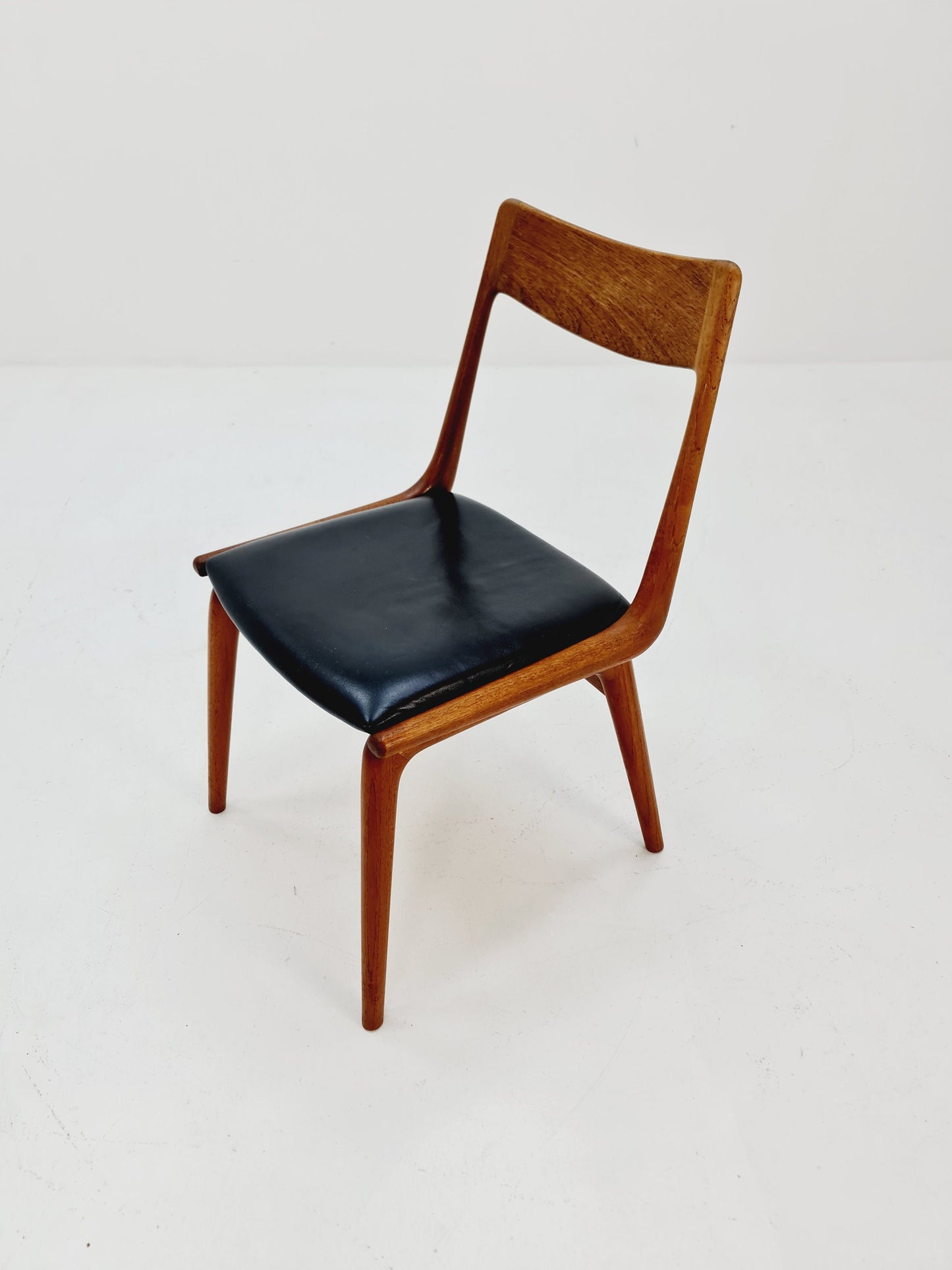Danish teak dining chair by Alferd christensen for manufacturer slagelse 1950s