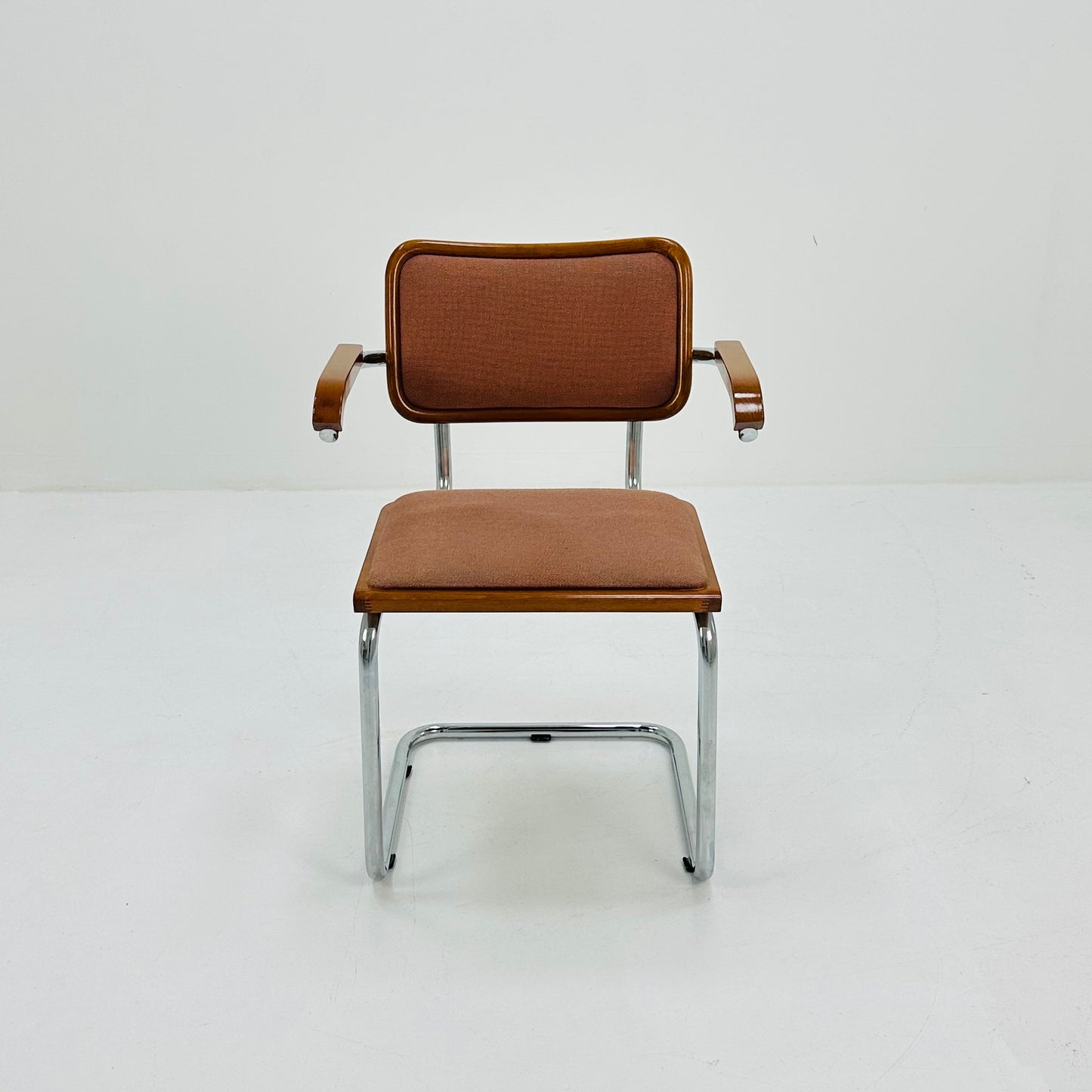 1 of 6 Marcel Breuer B32 upholstered Cesca Armchair, bauhaus design by Bene
