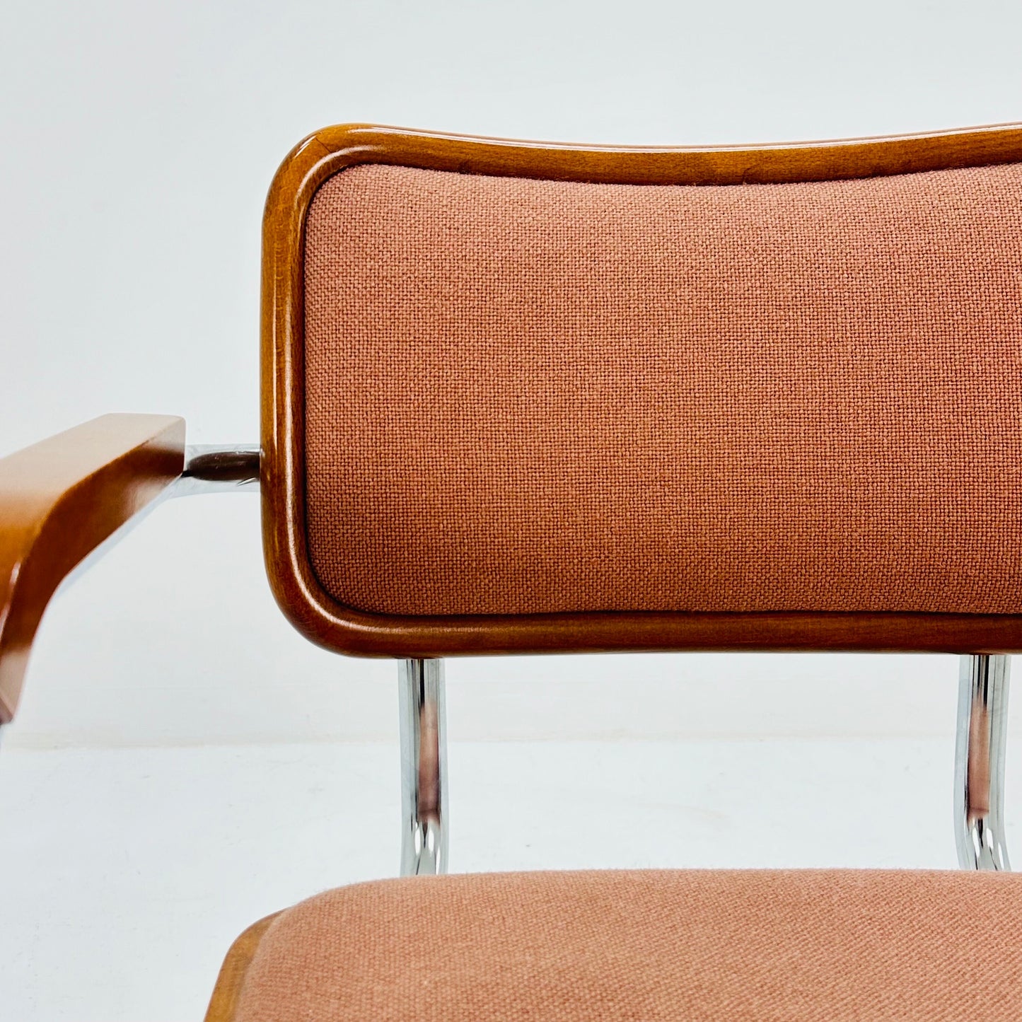 1 of 6 Marcel Breuer B32 upholstered Cesca Armchair, bauhaus design by Bene