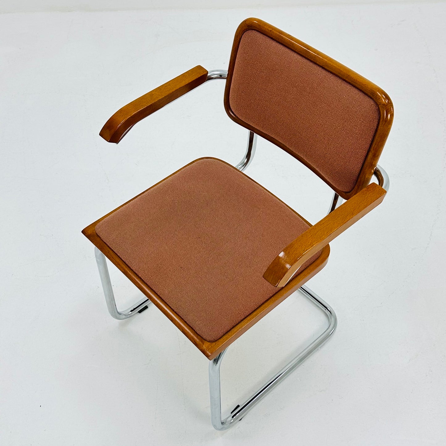 1 of 6 Marcel Breuer B32 upholstered Cesca Armchair, bauhaus design by Bene