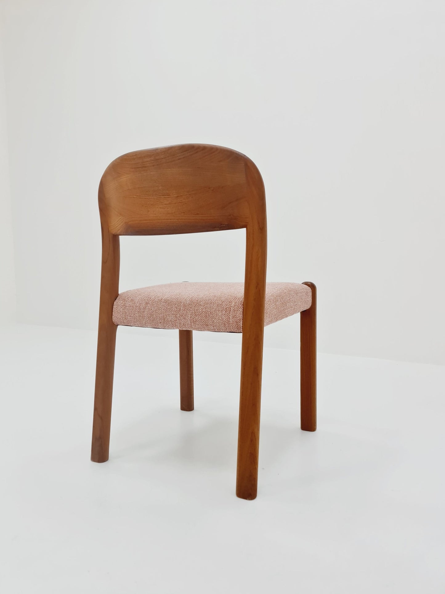 Vintage Danish solid teak dining chair by EMC Möbler, 1960s