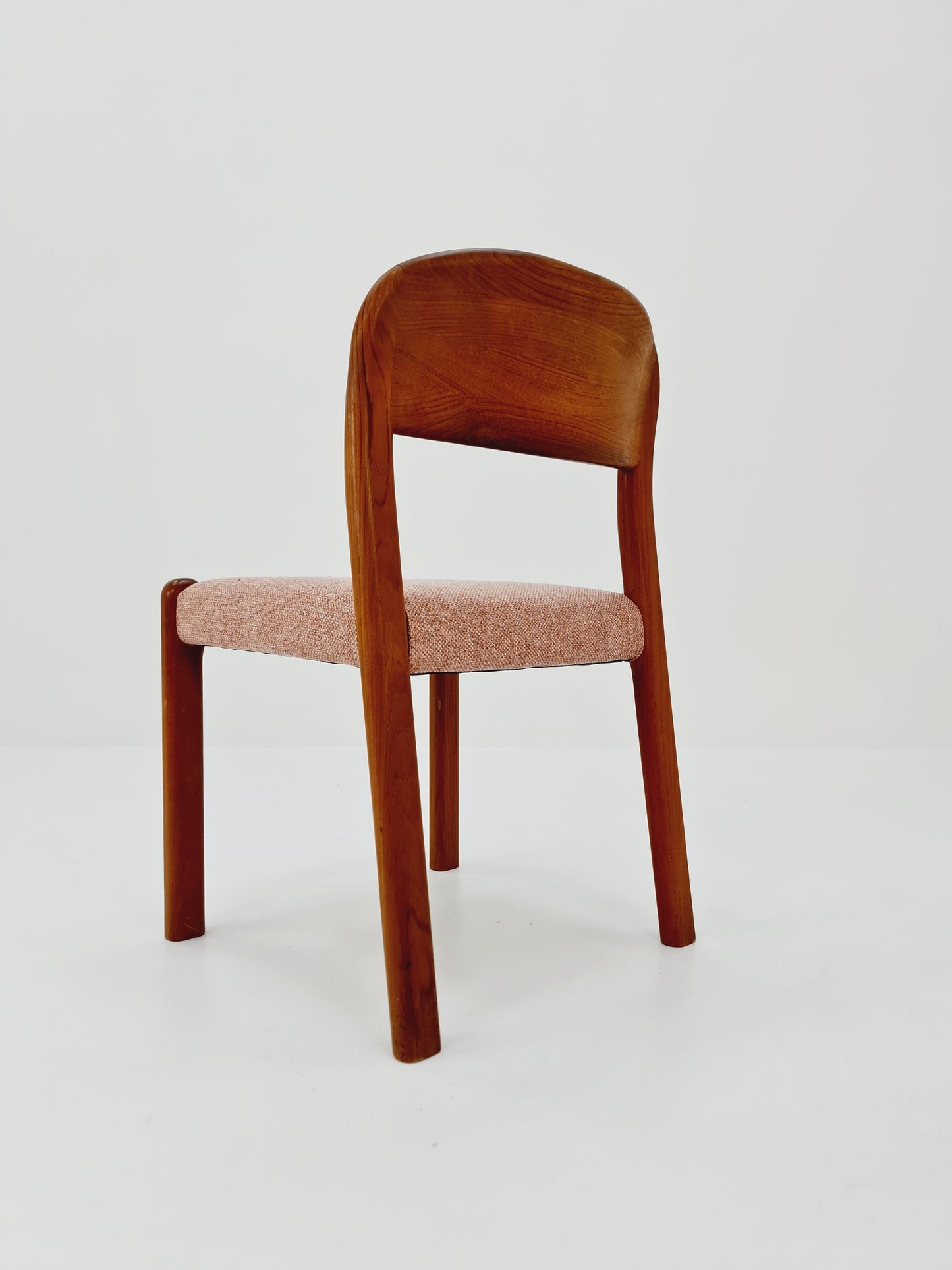 Vintage Danish solid teak dining chair by EMC Möbler, 1960s