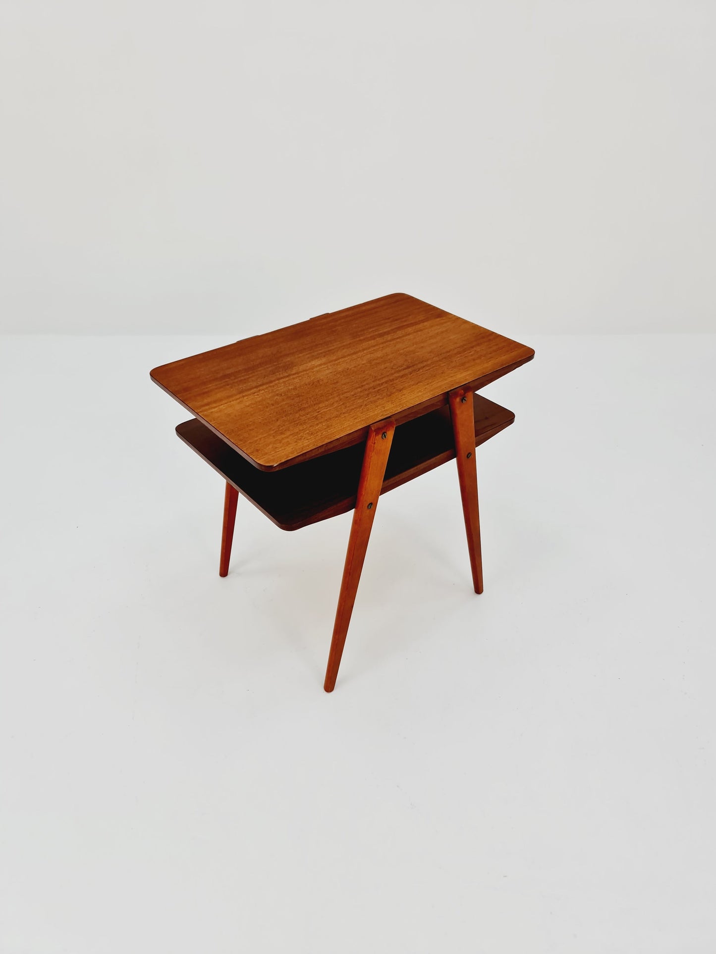 Swedish Mid century Mahogany nightstands, side tables by Albert’s Möbelfabrik, 1960s