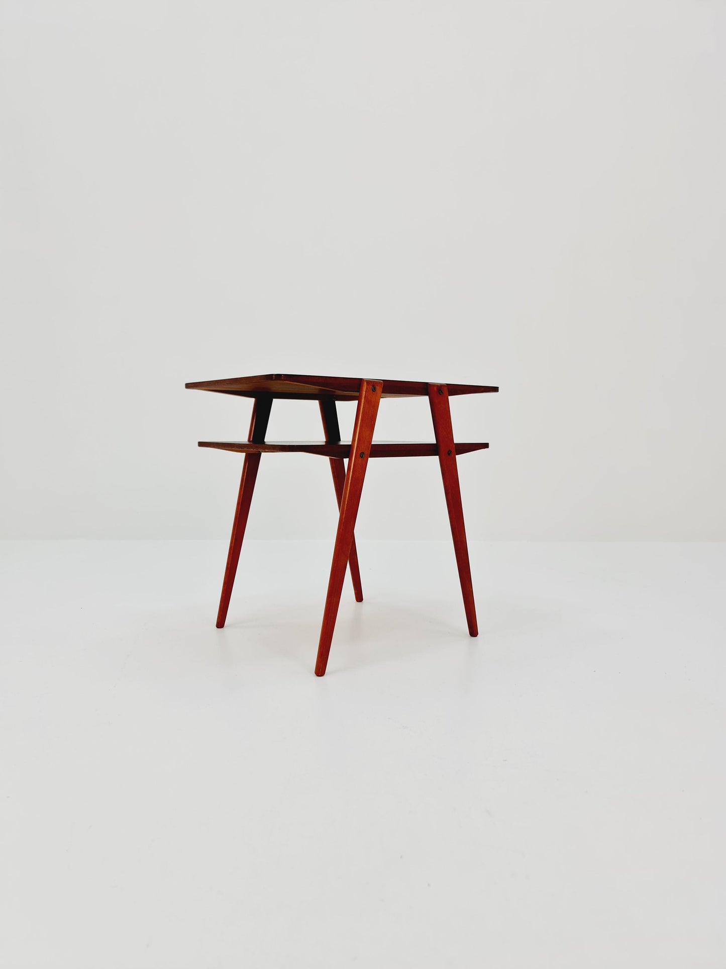 Swedish Mid century Mahogany nightstands, side tables by Albert’s Möbelfabrik, 1960s