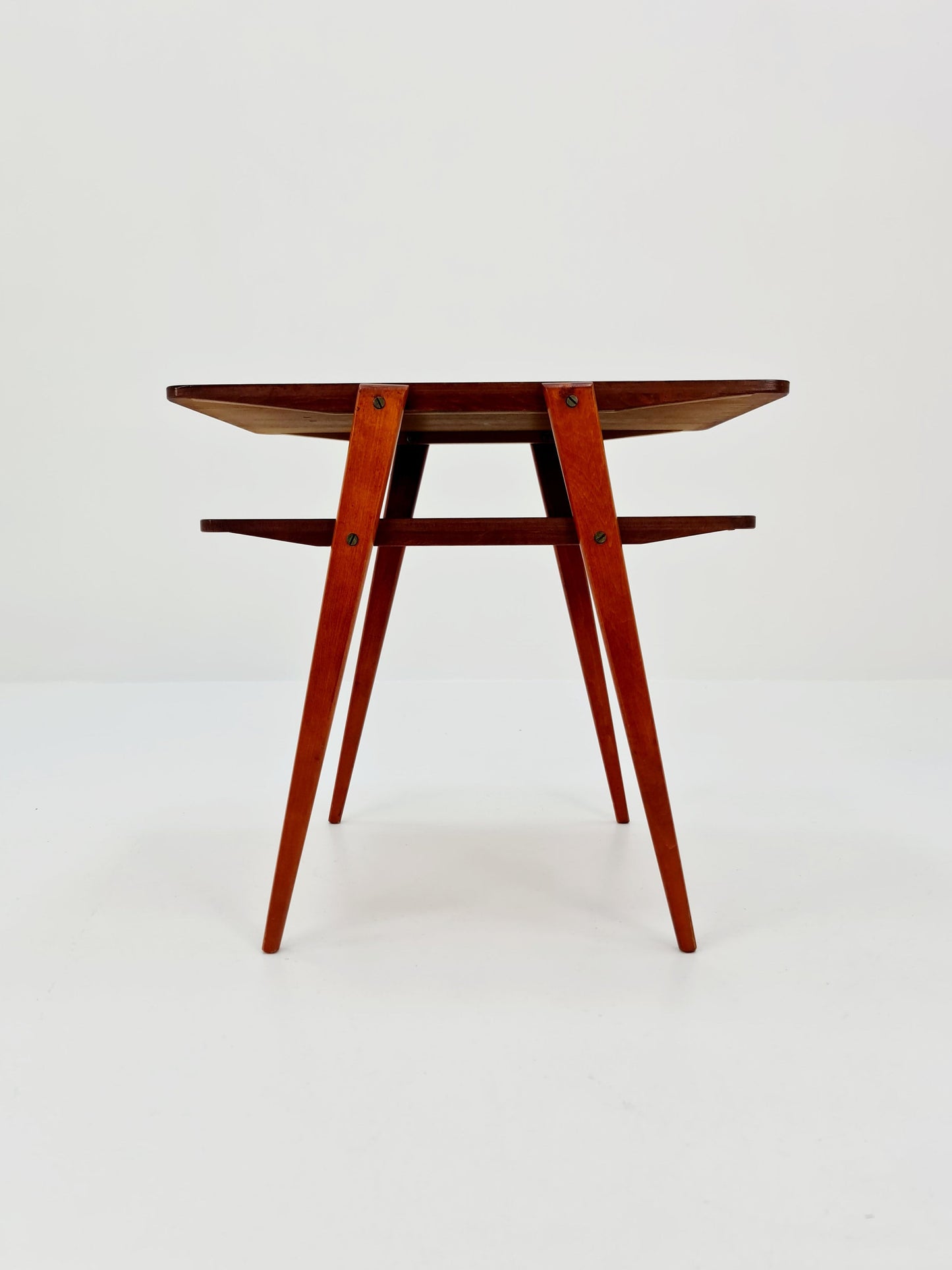 Swedish Mid century Mahogany nightstands, side tables by Albert’s Möbelfabrik, 1960s