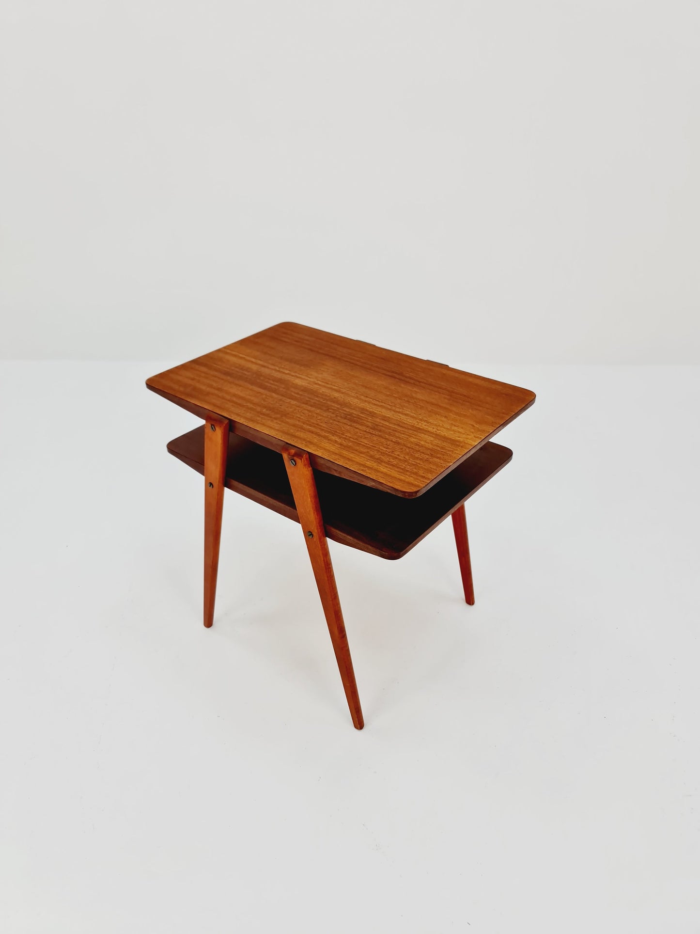 Swedish Mid century Mahogany nightstands, side tables by Albert’s Möbelfabrik, 1960s