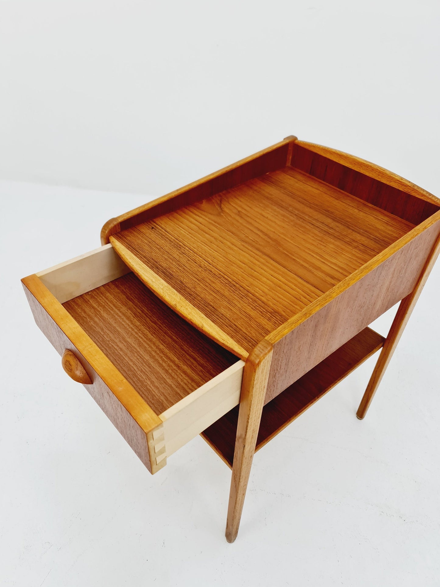 Midcentury danish Teak Vintage Side table by A.B Erik Andersson straight from the sixties