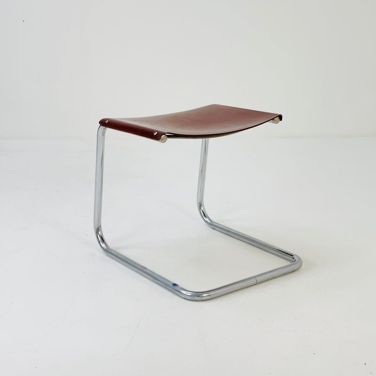 Mid century Bauhaus stool B37 designed by Mart stam for Bremshy 1960s
