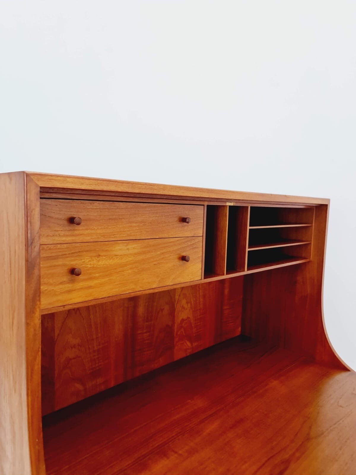 Mid century Scandinavian Secretary with drawers in teak by Borge Mogensen, Denmark, 1960s