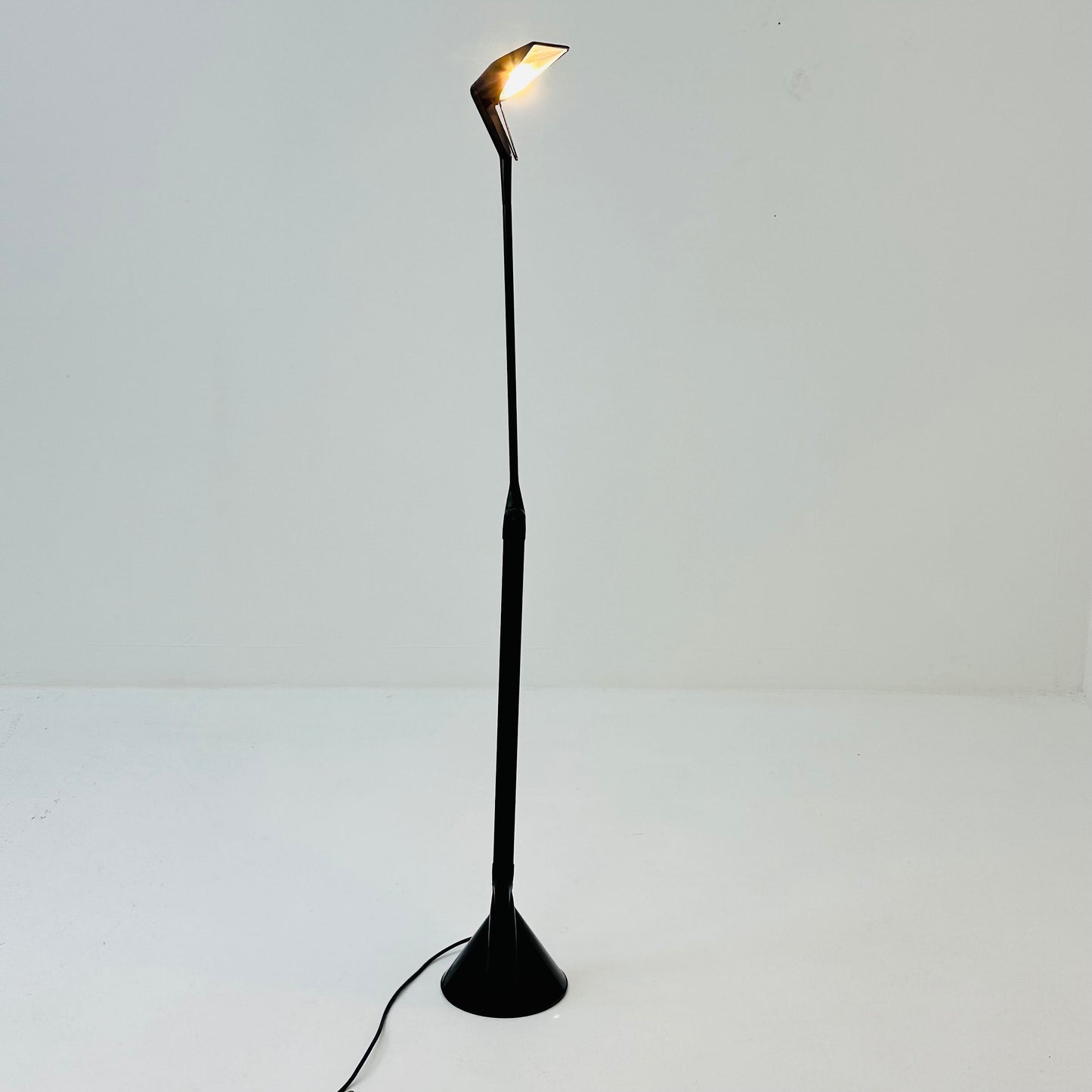 Black Aluminum Zelig Table Lamp by Walter A. Monici for Lumina, 1980s